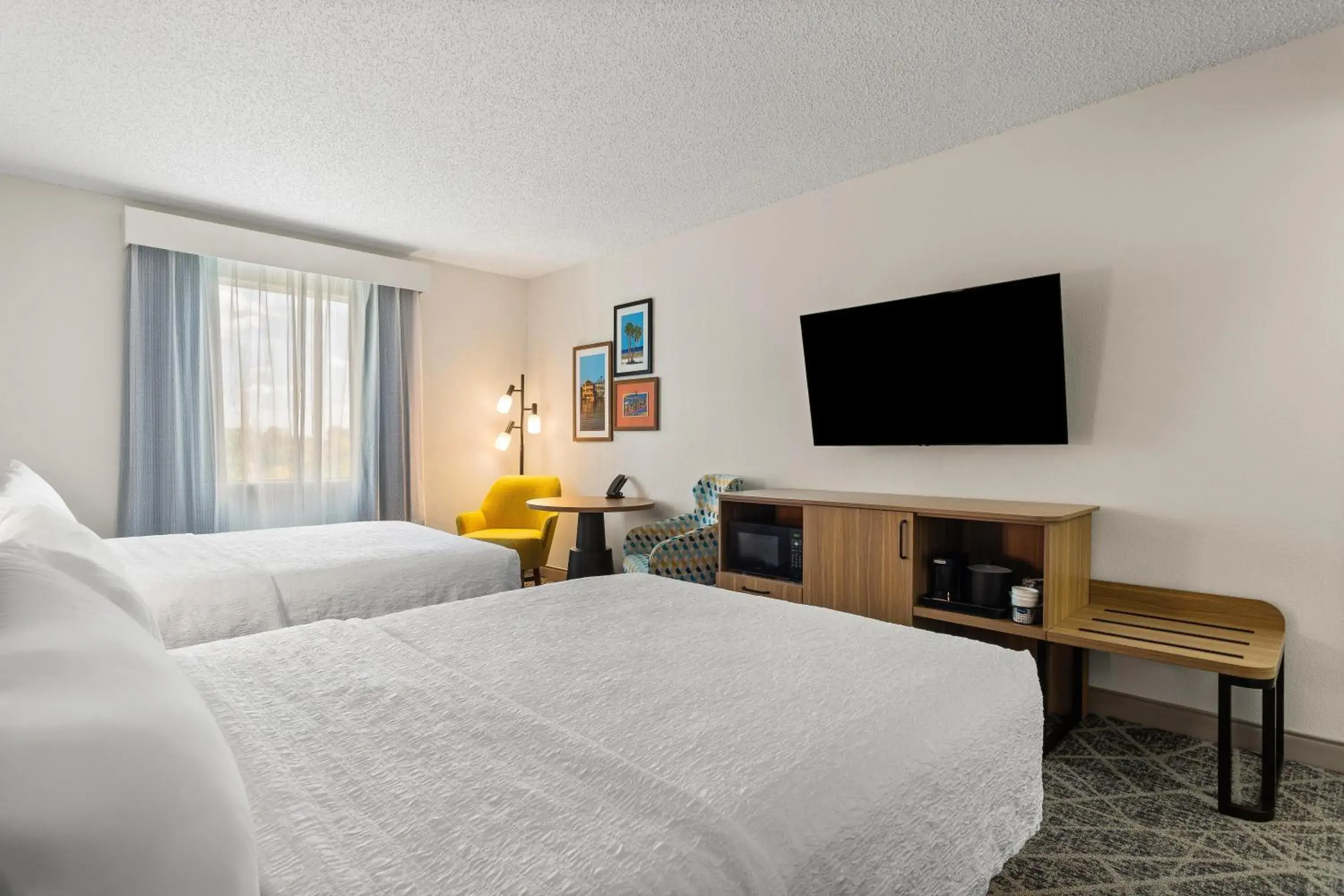 Room with Two Queen Beds - Non-Smoking in Hampton Inn & Suites Port Richey Room with Two Queen Beds - Non-Smoking in Hampton Inn & Suites Port Richey