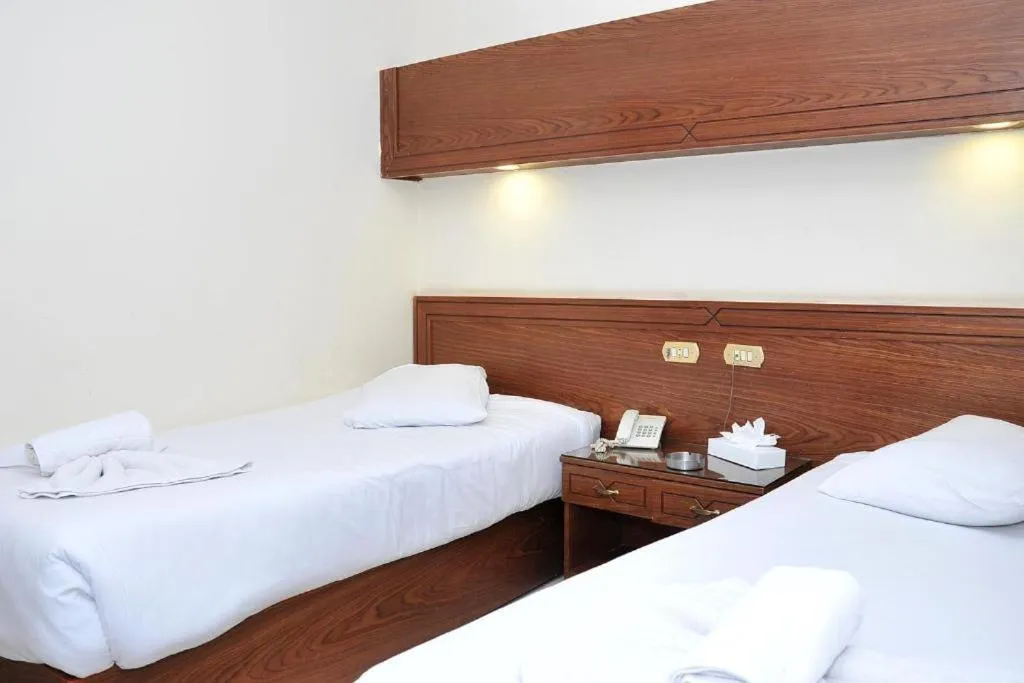 Bed in Salma Hotel Cairo