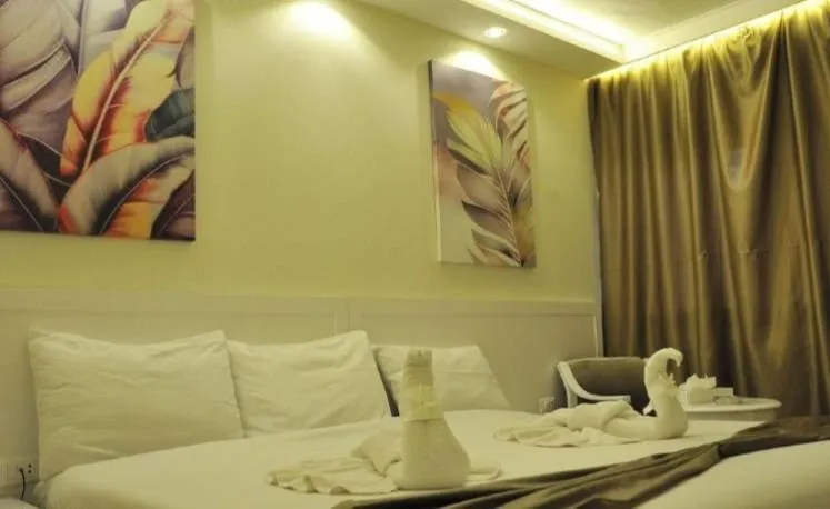 Bed in Salma Hotel Cairo