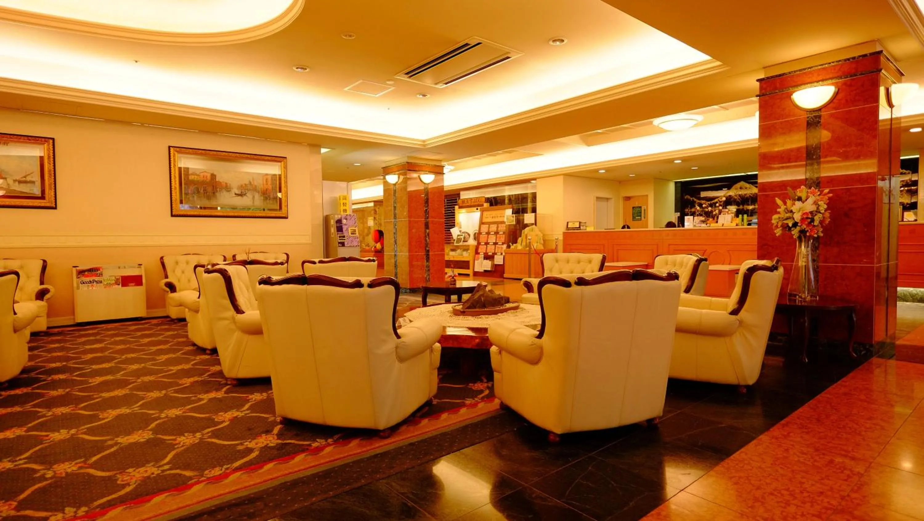 Lobby or reception in Okuhida Garden Hotel Yakedake