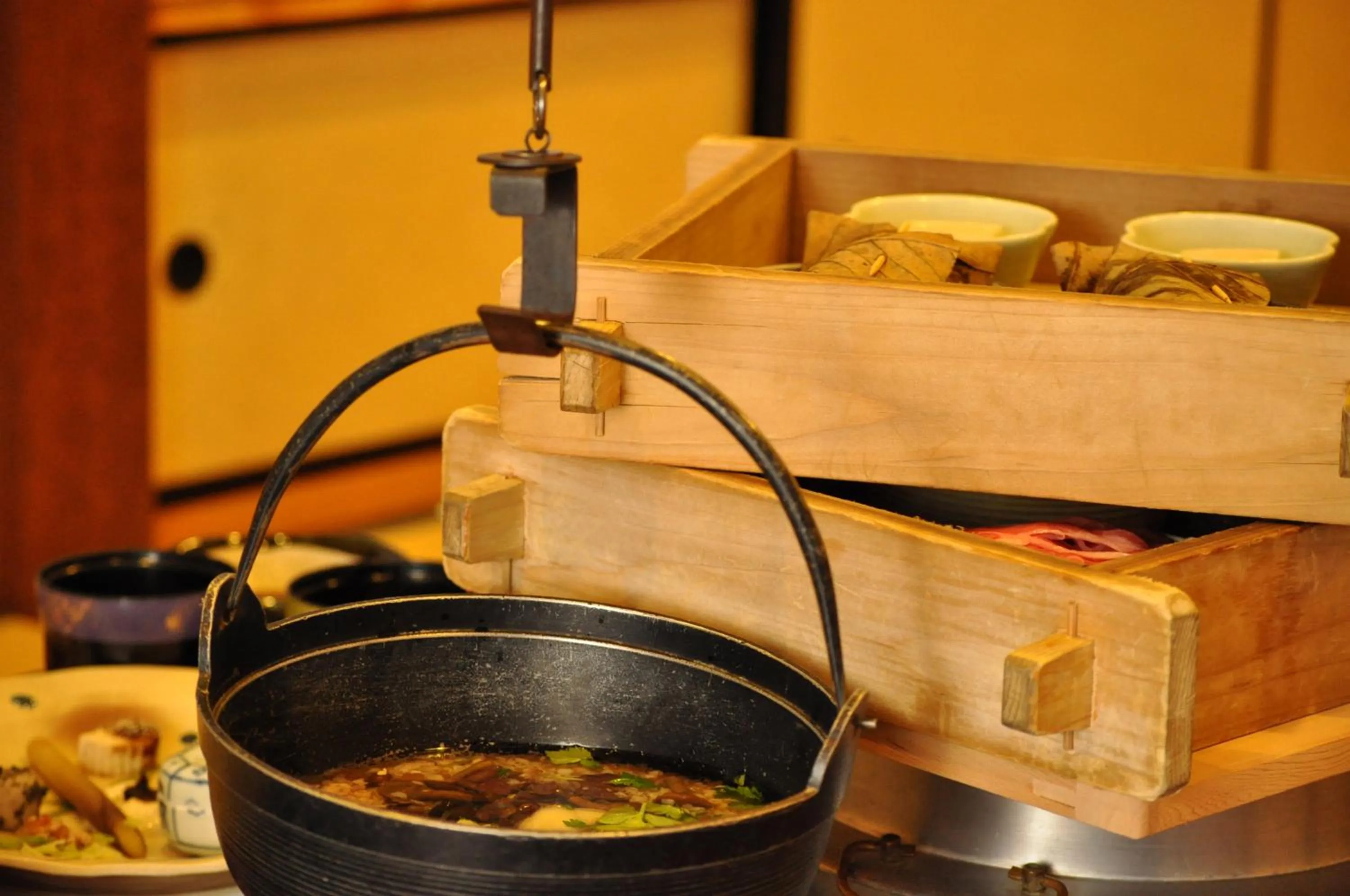 Food close-up in Okuhida Garden Hotel Yakedake