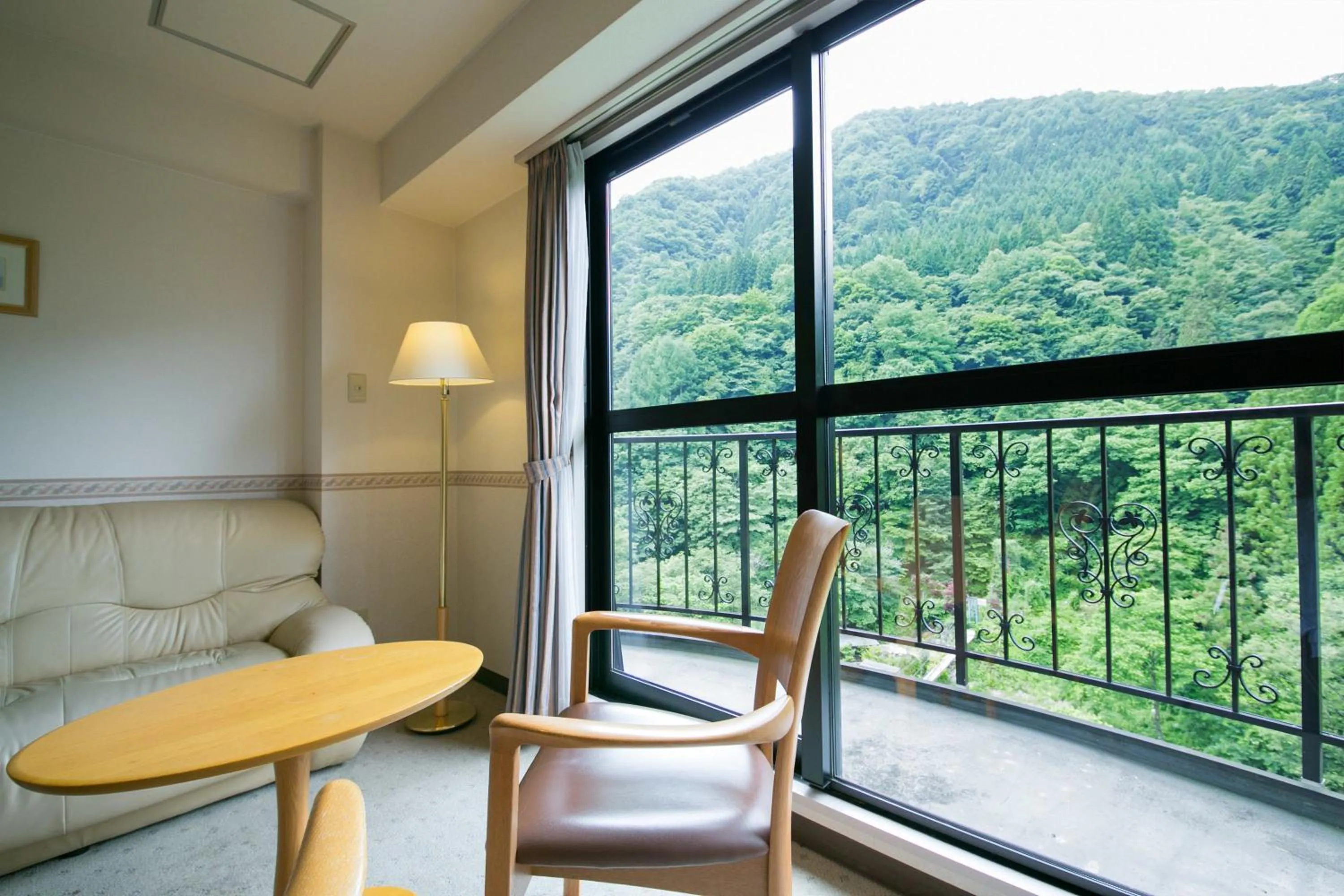 Mountain view in Okuhida Garden Hotel Yakedake