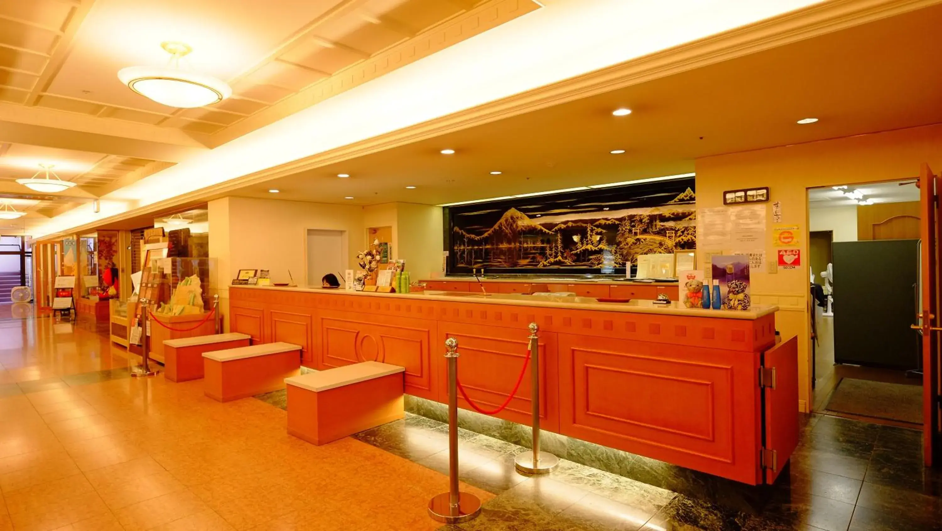 Lobby or reception in Okuhida Garden Hotel Yakedake Lobby or reception in Okuhida Garden Hotel Yakedake