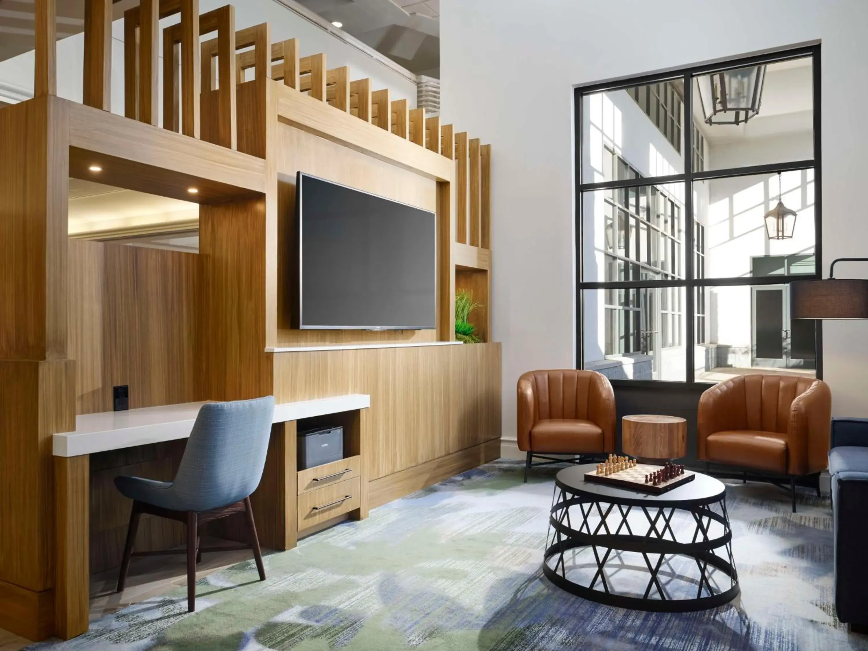 Lobby or reception in Hilton New Orleans Airport Lobby or reception in Hilton New Orleans Airport