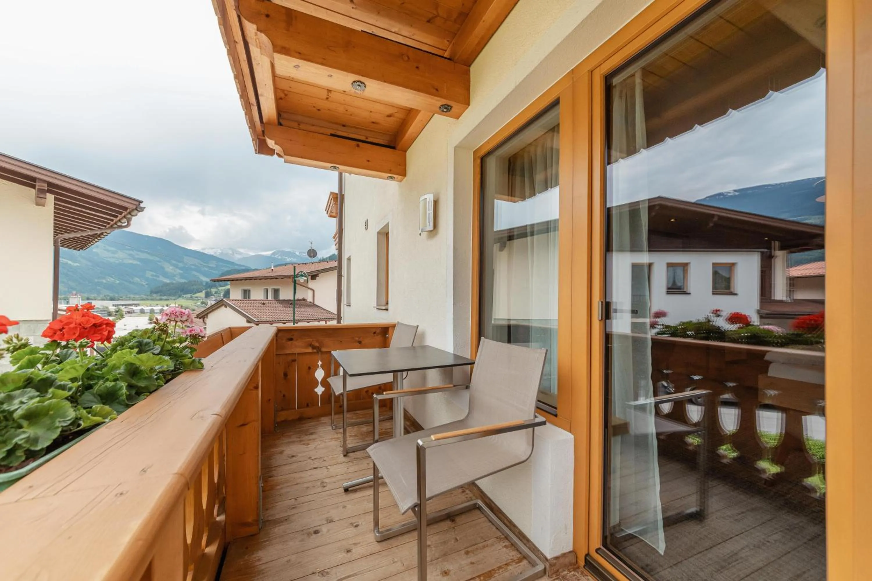 View (from property/room) in Kräuterhotel Hochzillertal