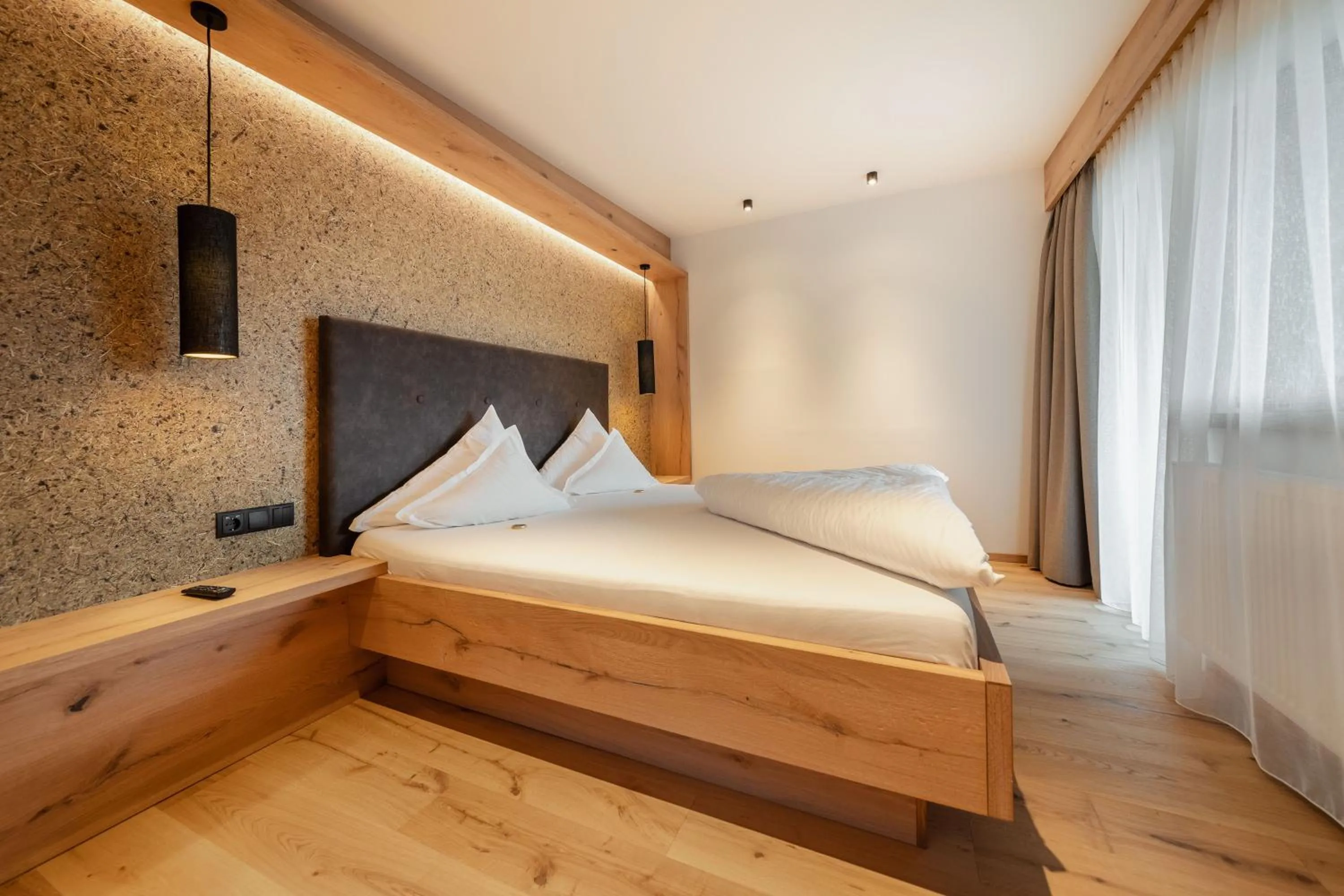 Bed in Kräuterhotel Hochzillertal