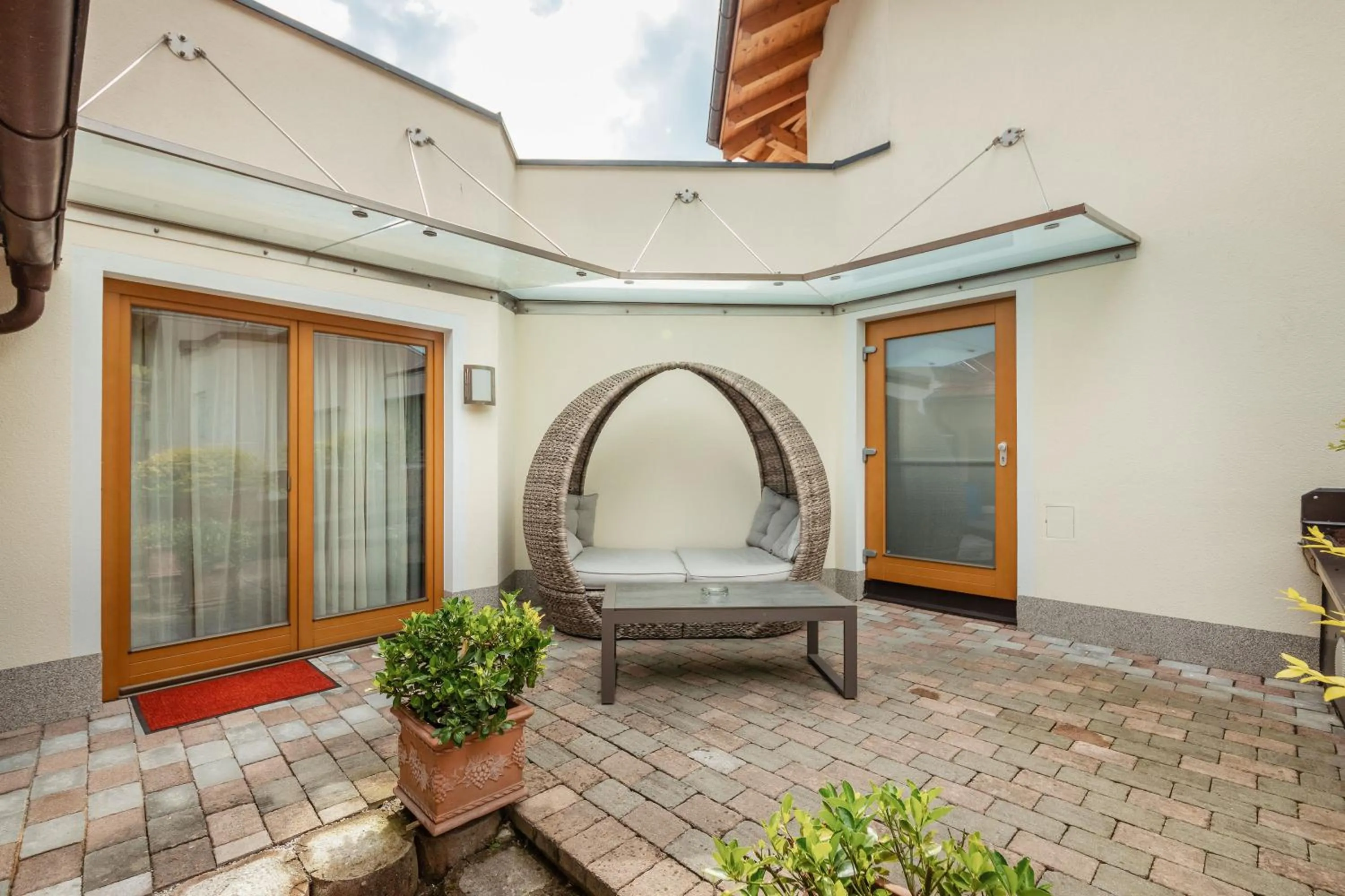 Balcony/Terrace in Kräuterhotel Hochzillertal