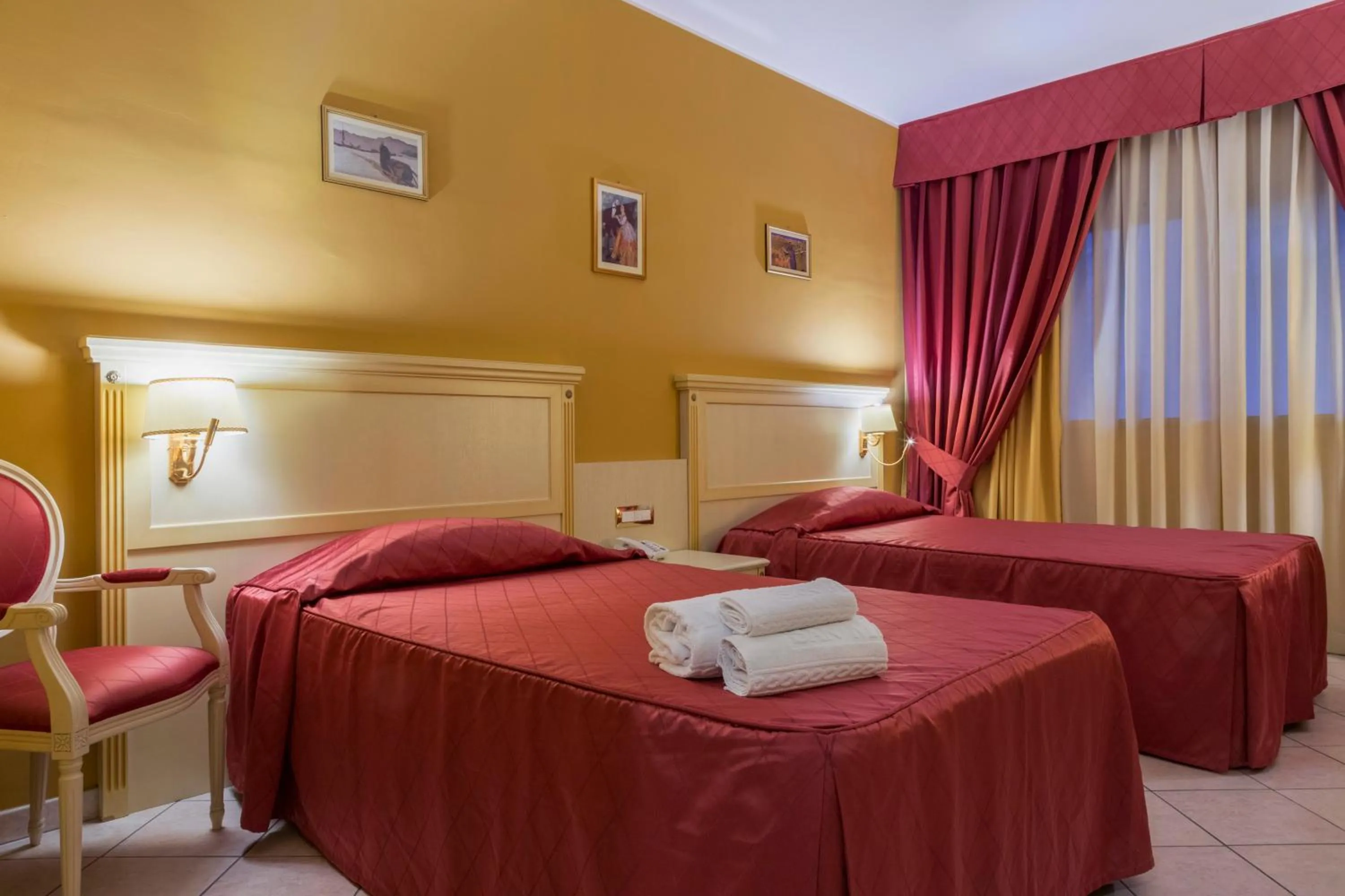 Bed in Hotel San Michele