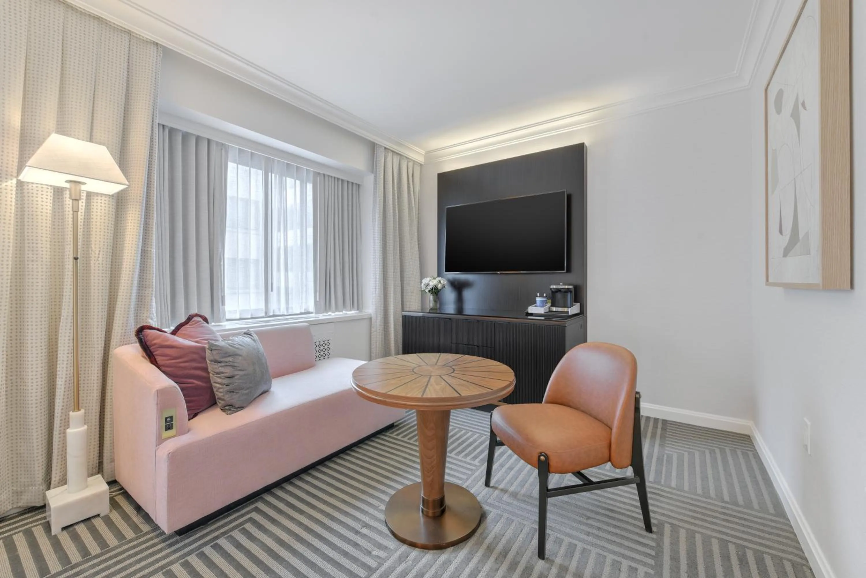 Seating area in Capital Hilton