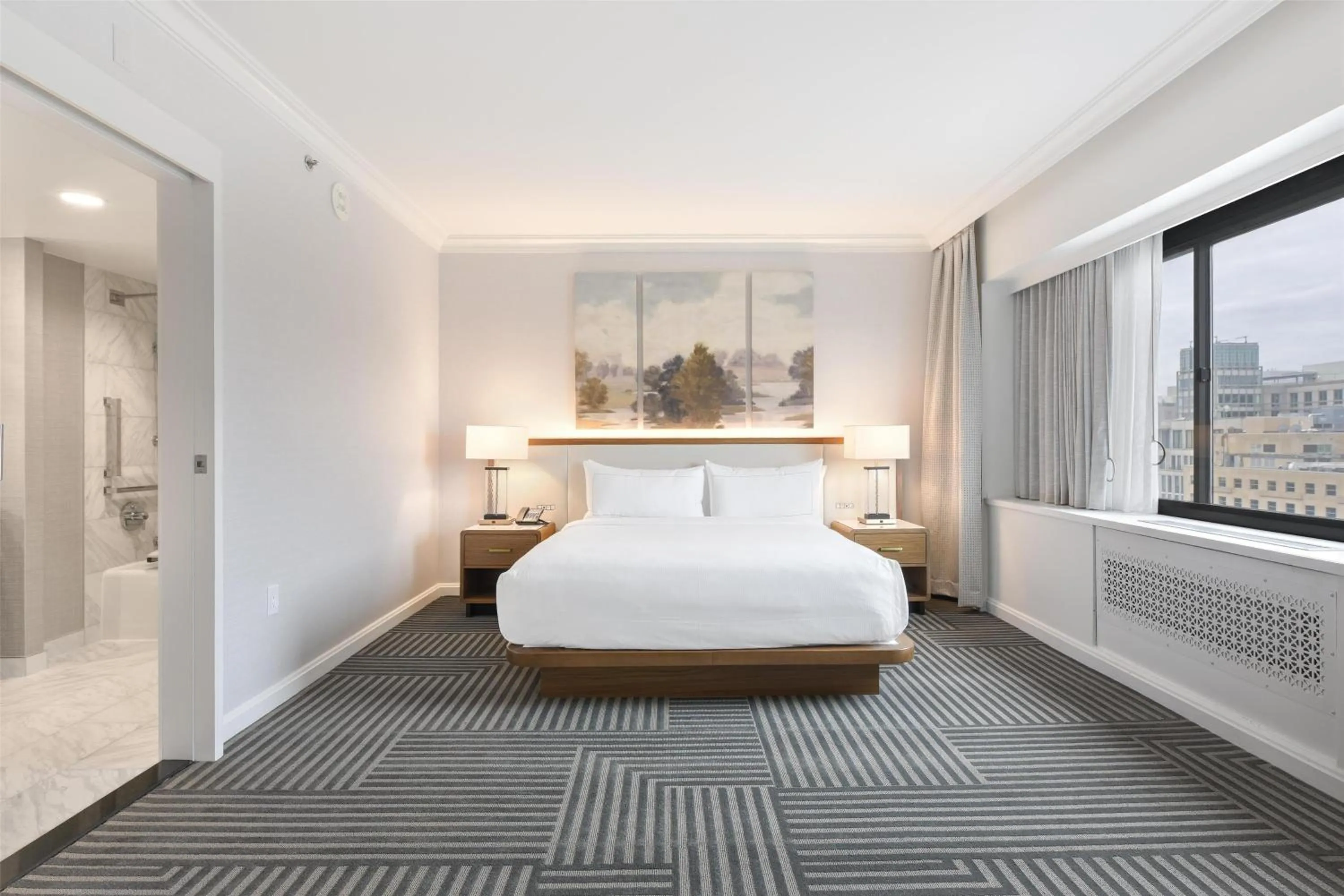 Bed in Capital Hilton