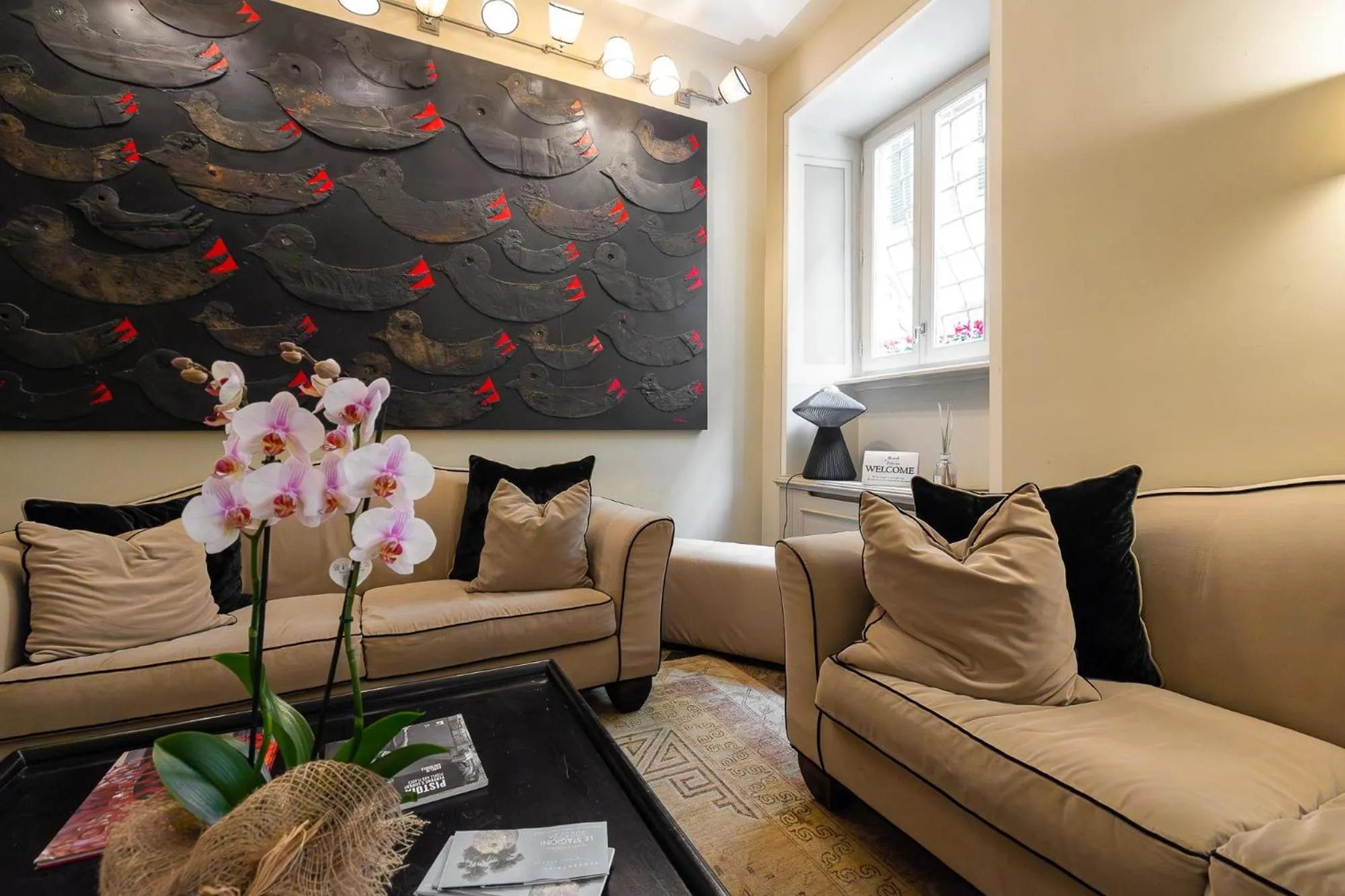 Communal lounge/ TV room in Hotel Patria