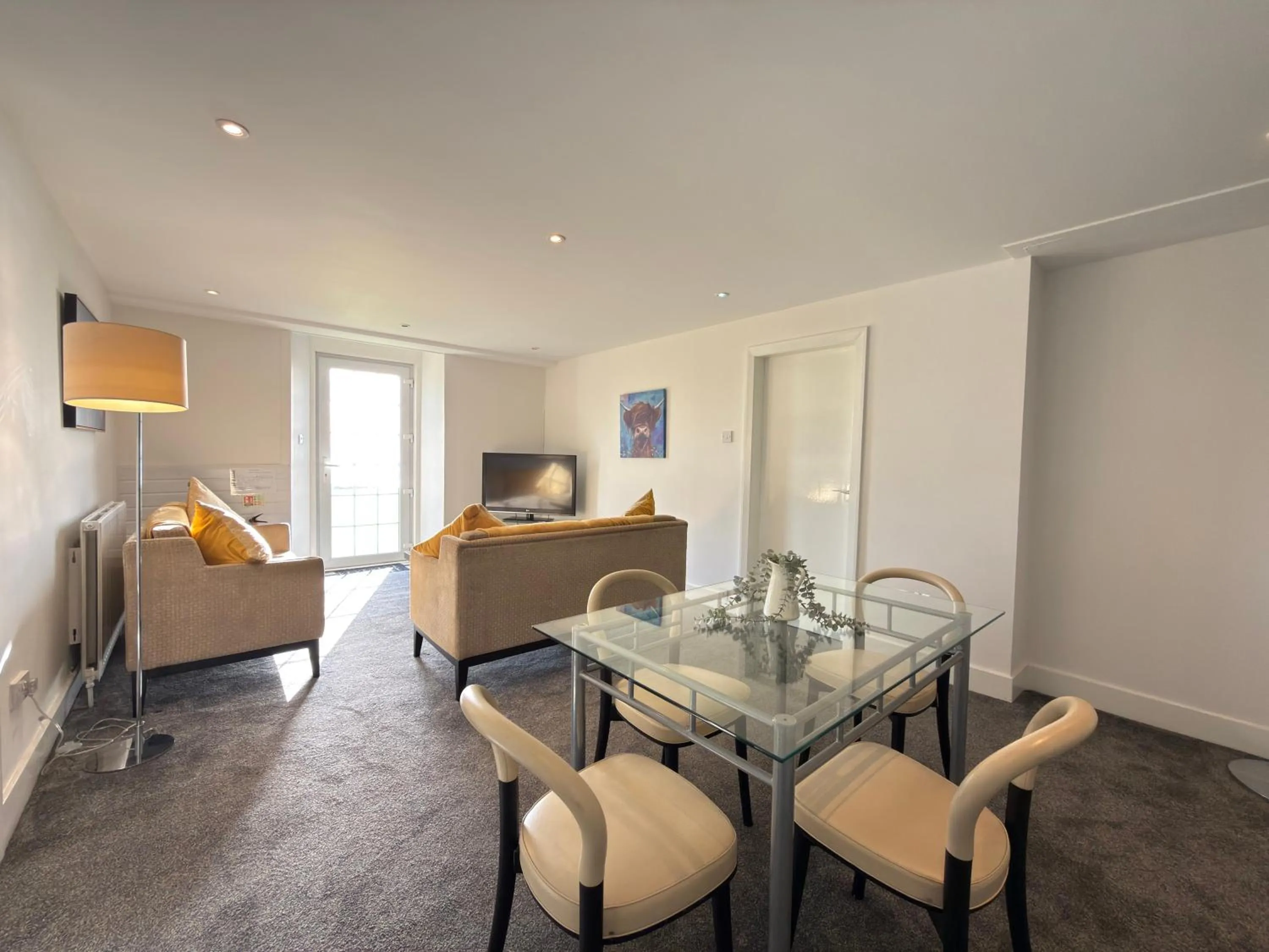 Living room in The Portpatrick Hotel by Compass Hospitality