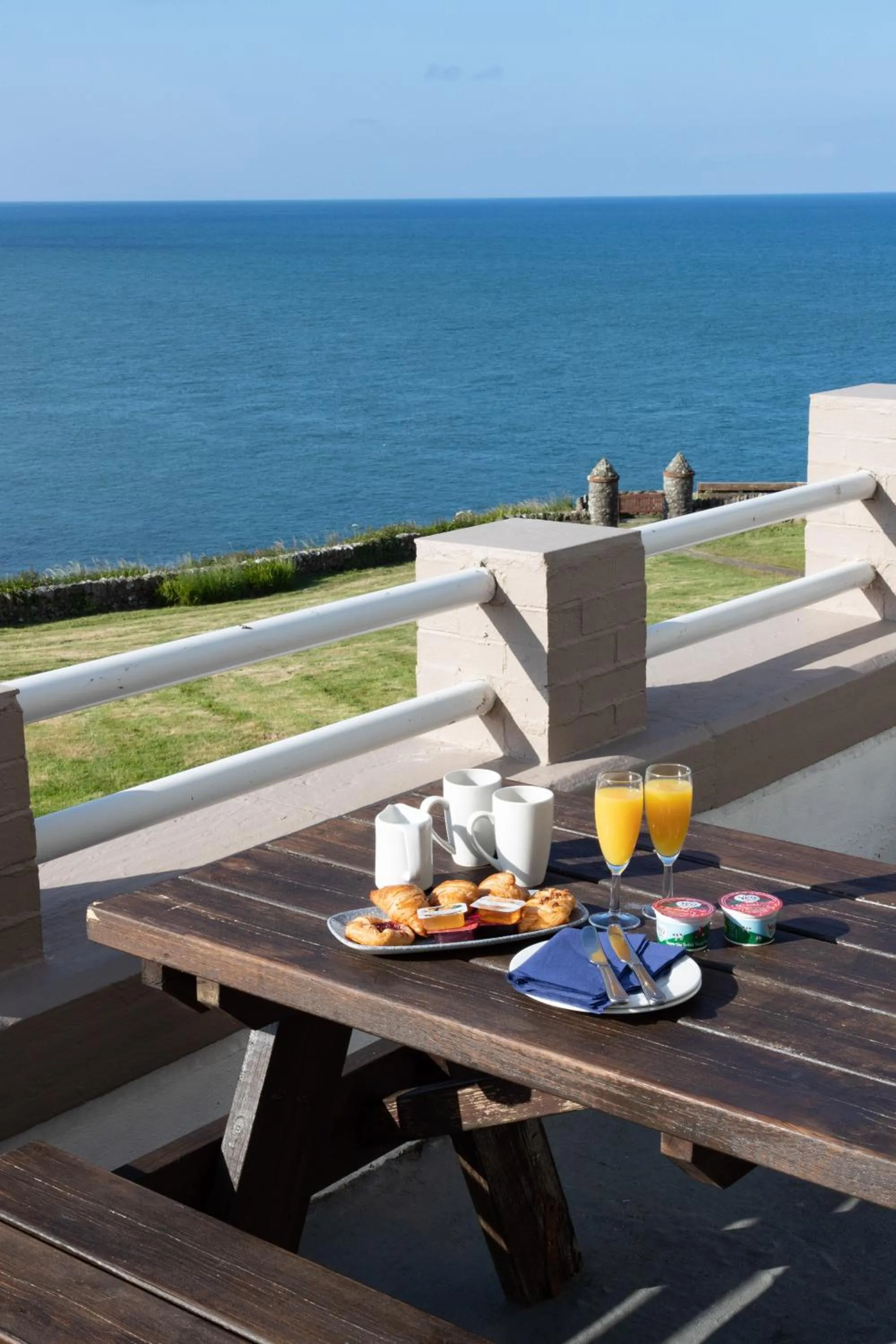 Patio in The Portpatrick Hotel by Compass Hospitality