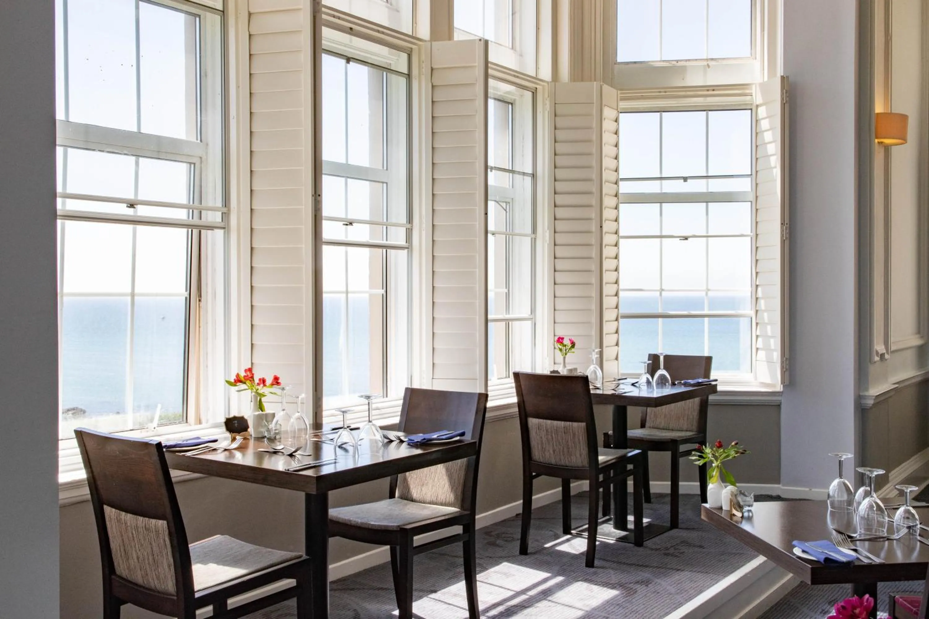 Dining area in The Portpatrick Hotel by Compass Hospitality
