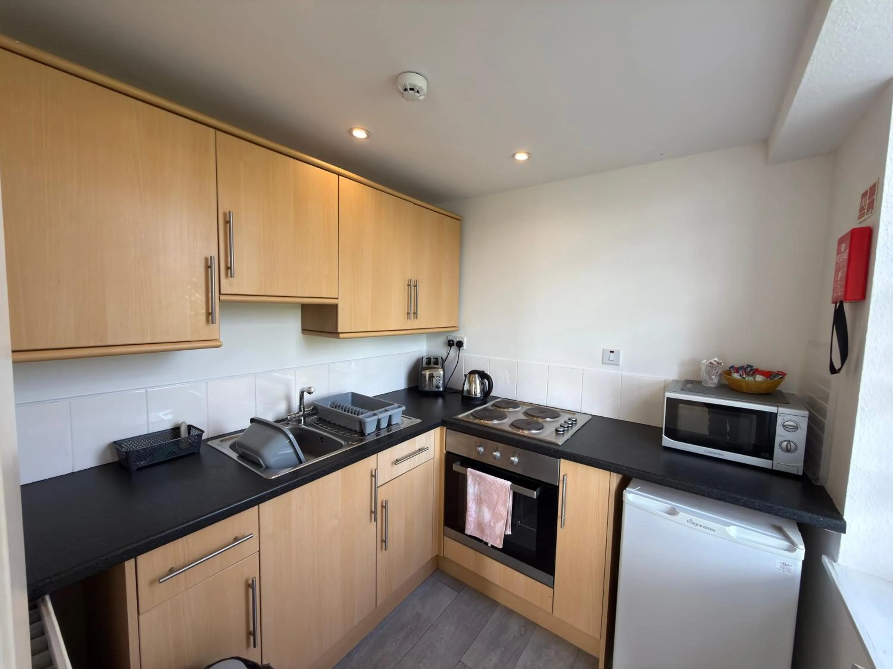 kitchen in The Portpatrick Hotel by Compass Hospitality