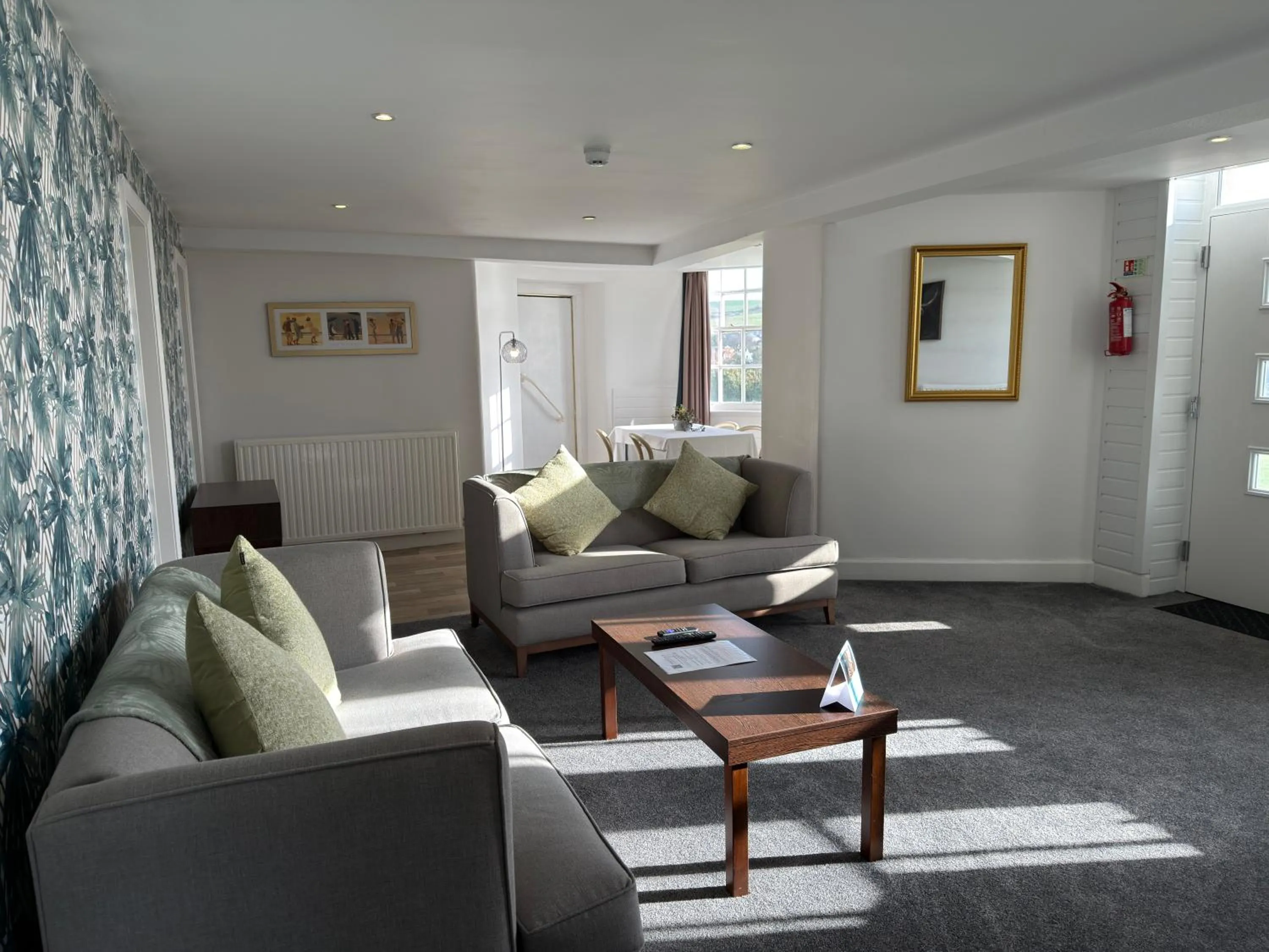 Living room in The Portpatrick Hotel by Compass Hospitality