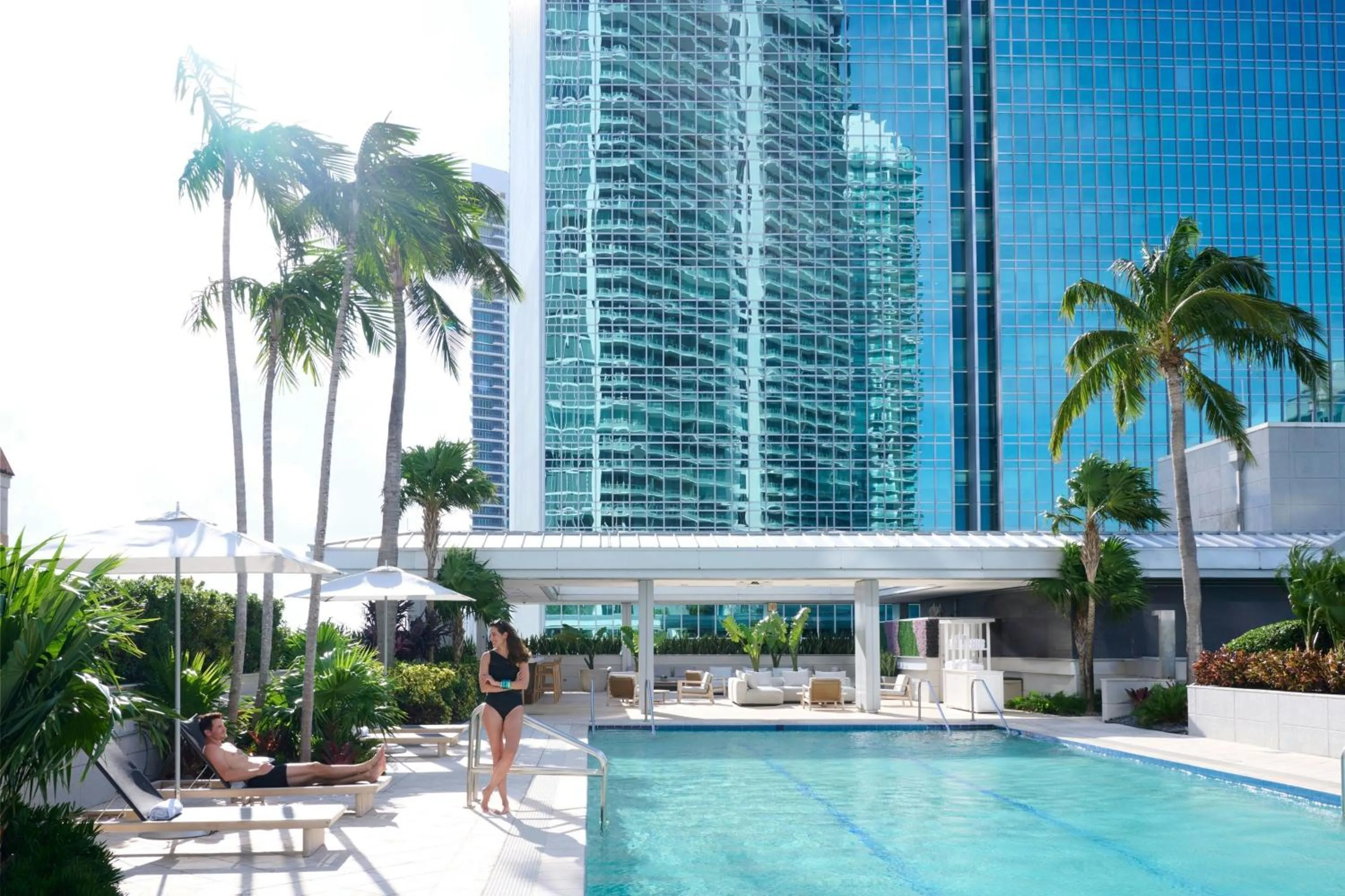 Swimming pool in Brickell Arch, a Luxury Collection Hotel, Miami