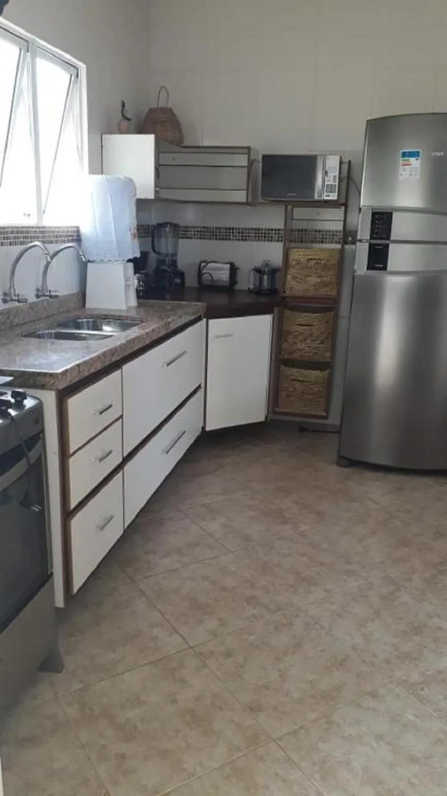Communal kitchen in Seu Lar em Milagres