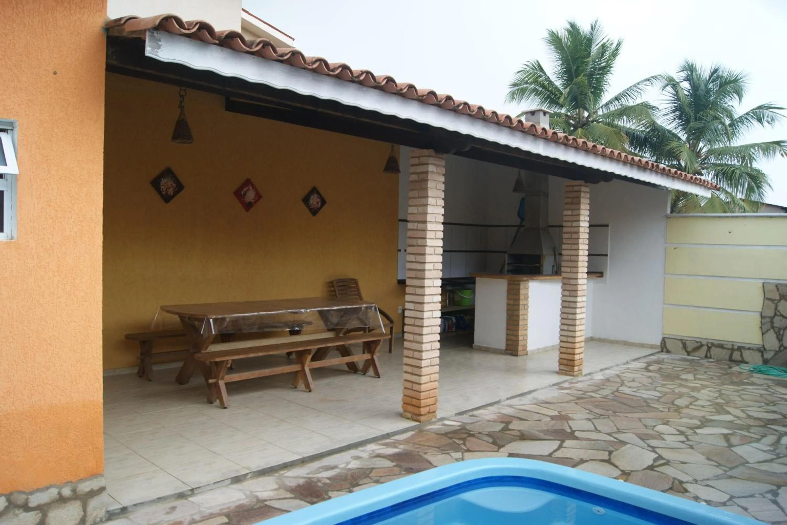 BBQ facilities in Seu Lar em Milagres