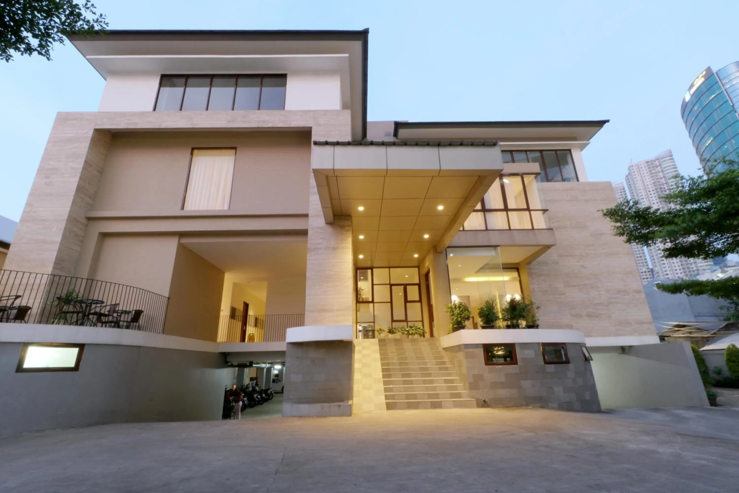 Facade/entrance in Plaza 54 Residence Jakarta