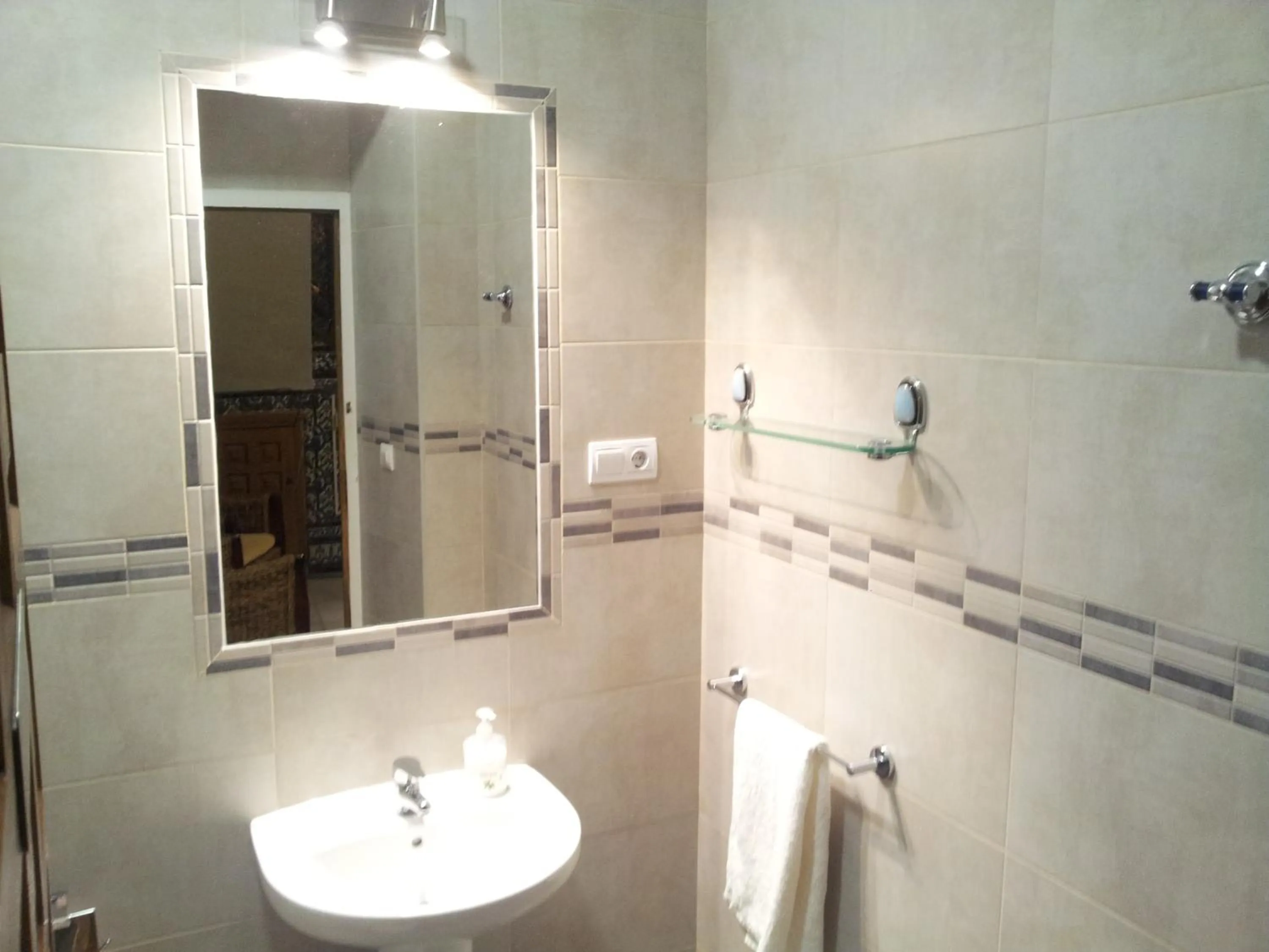 Bathroom in Pension Catedral