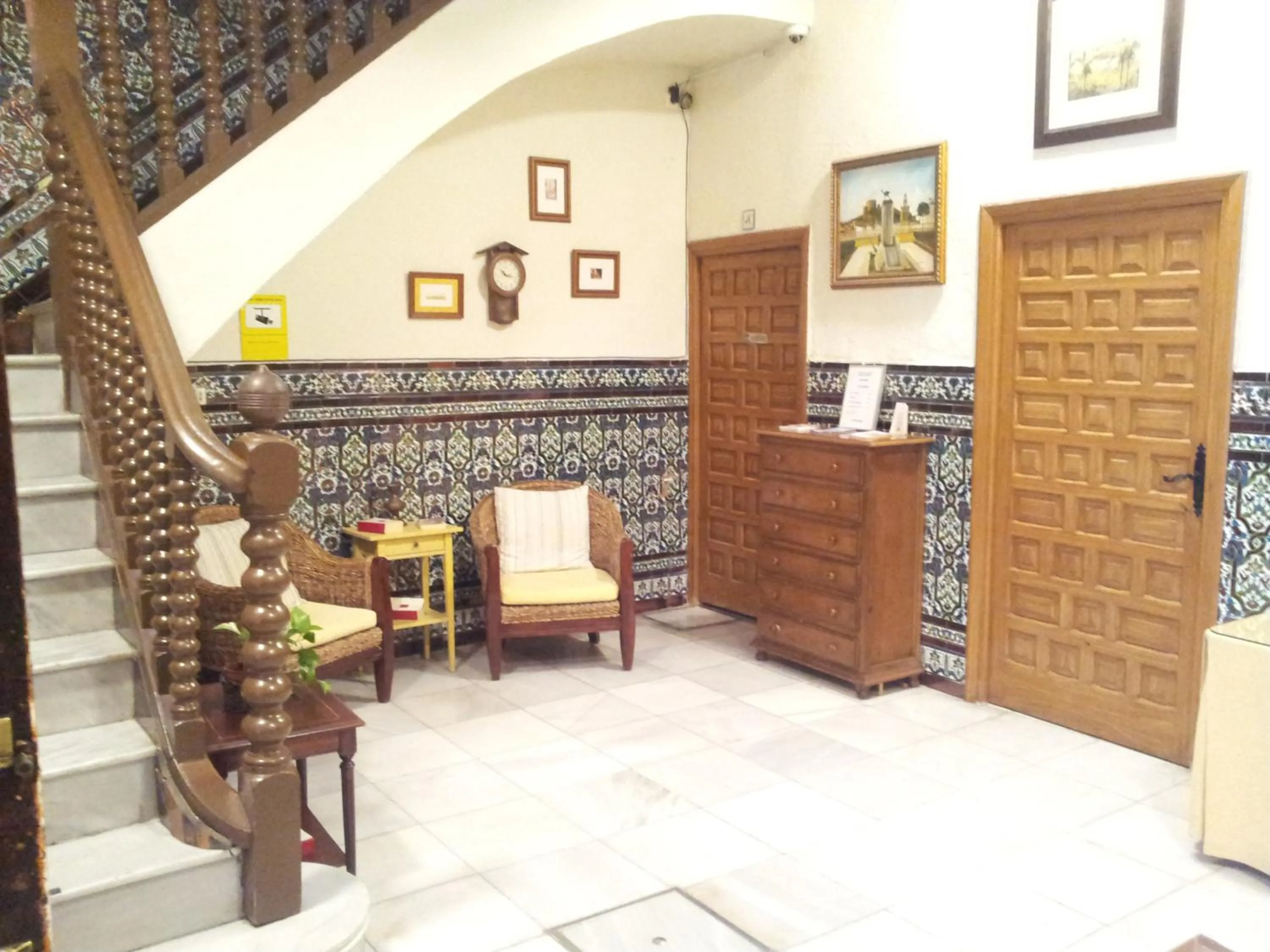 Living room in Pension Catedral