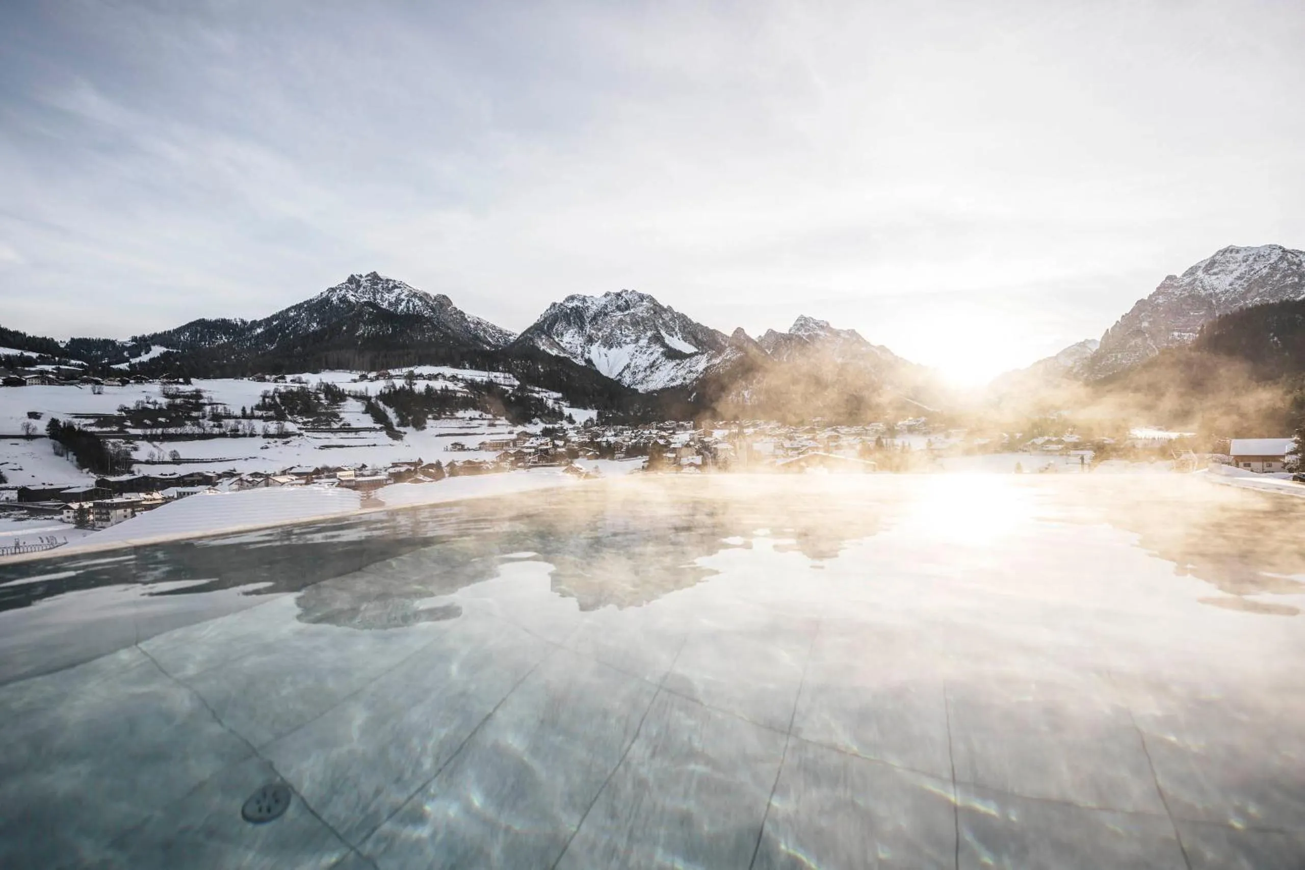 Swimming pool in Excelsior Dolomites Life Resort
