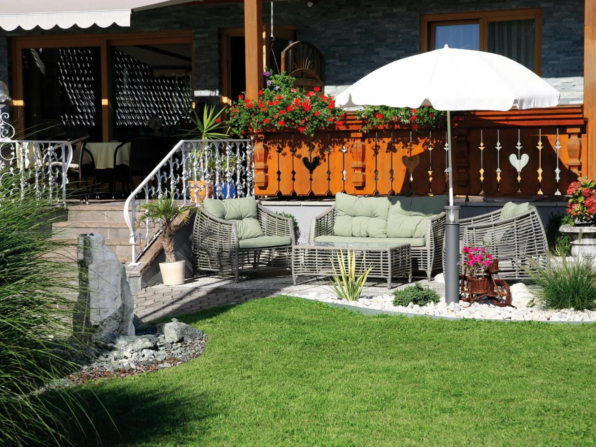 Garden in Hotel Diana