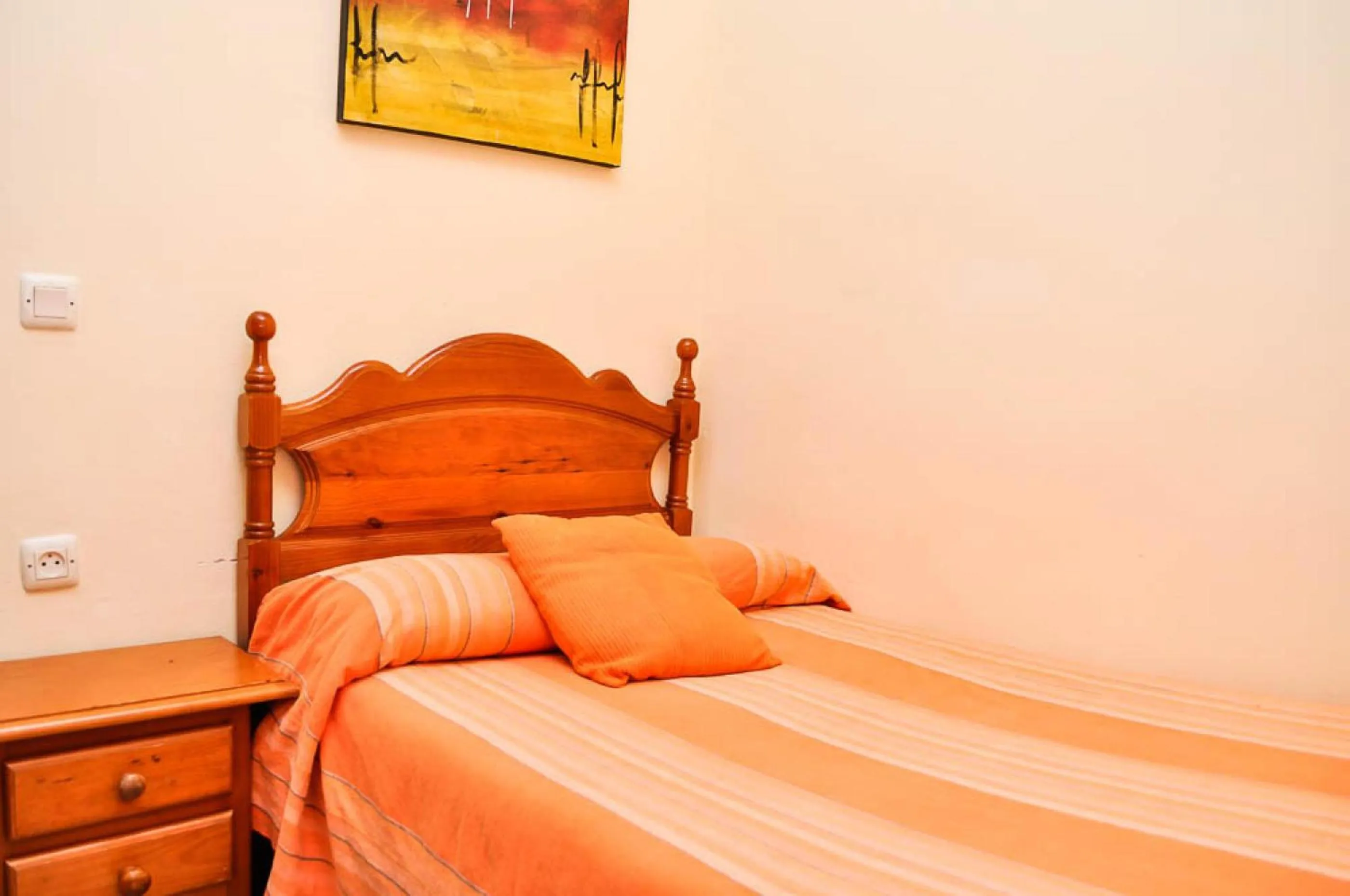 Bedroom, Bed in Pensión La Montoreña