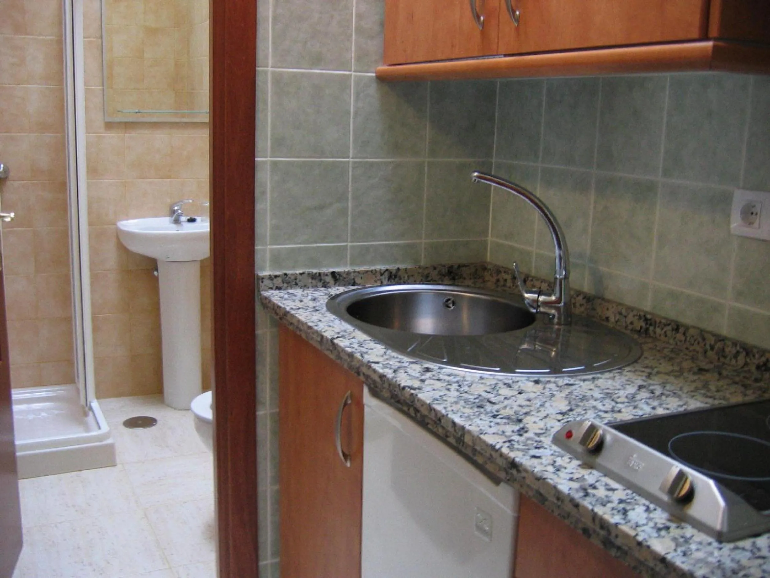 Bathroom in Pensión La Montoreña