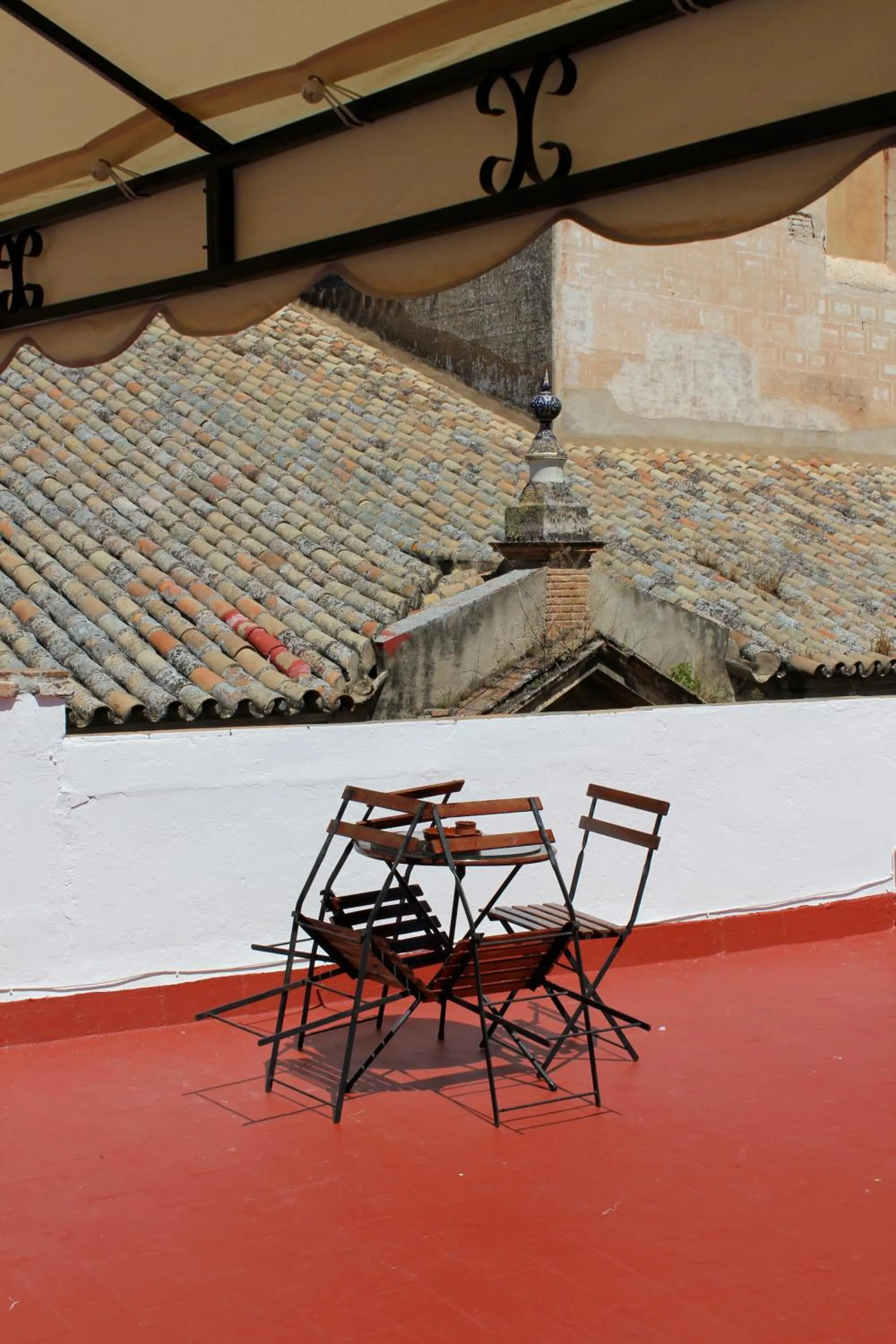 Balcony/Terrace in Pensión La Montoreña