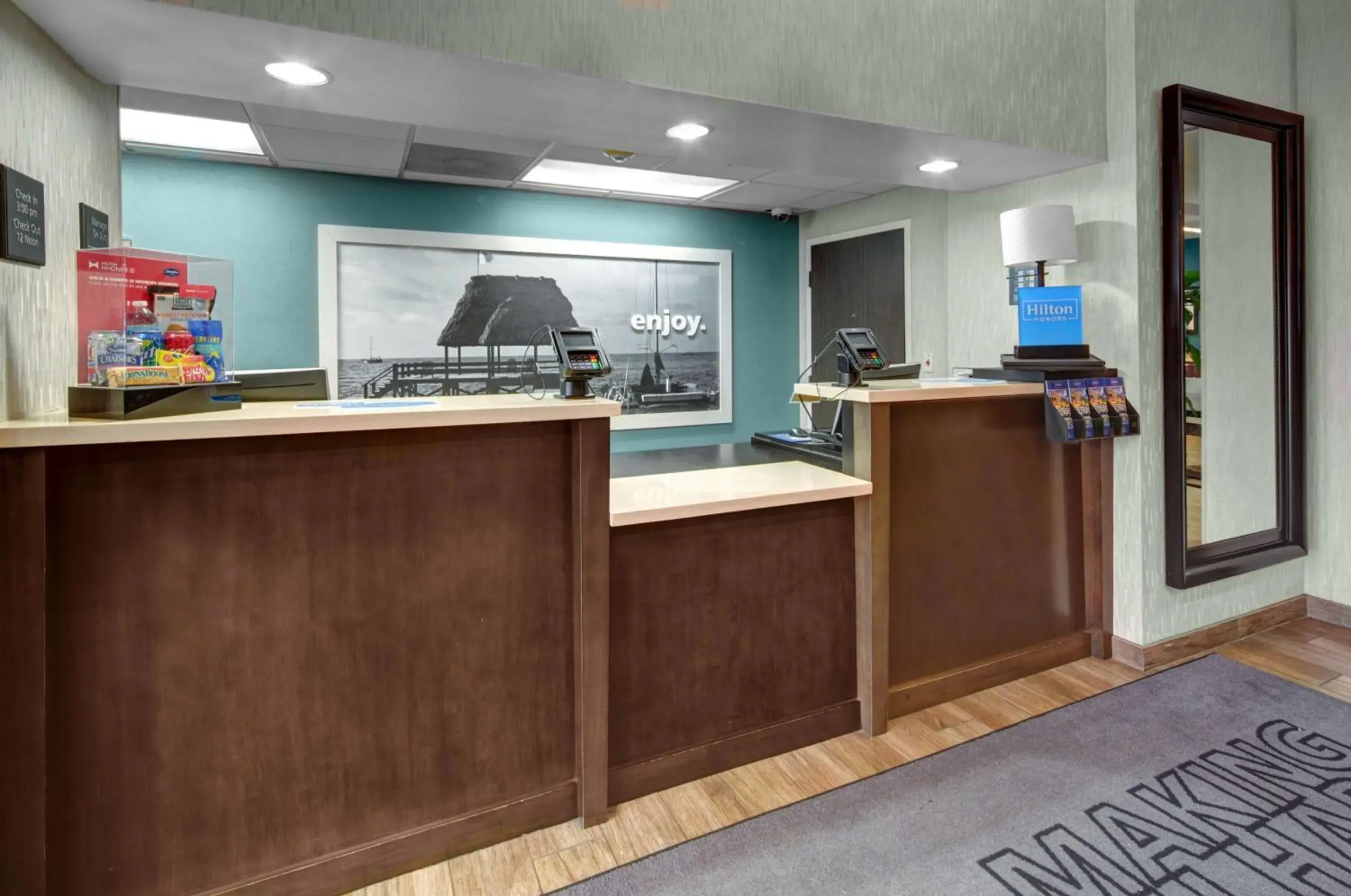 Lobby or reception in Hampton Inn Miami-Coconut Grove/Coral Gables Lobby or reception in Hampton Inn Miami-Coconut Grove/Coral Gables