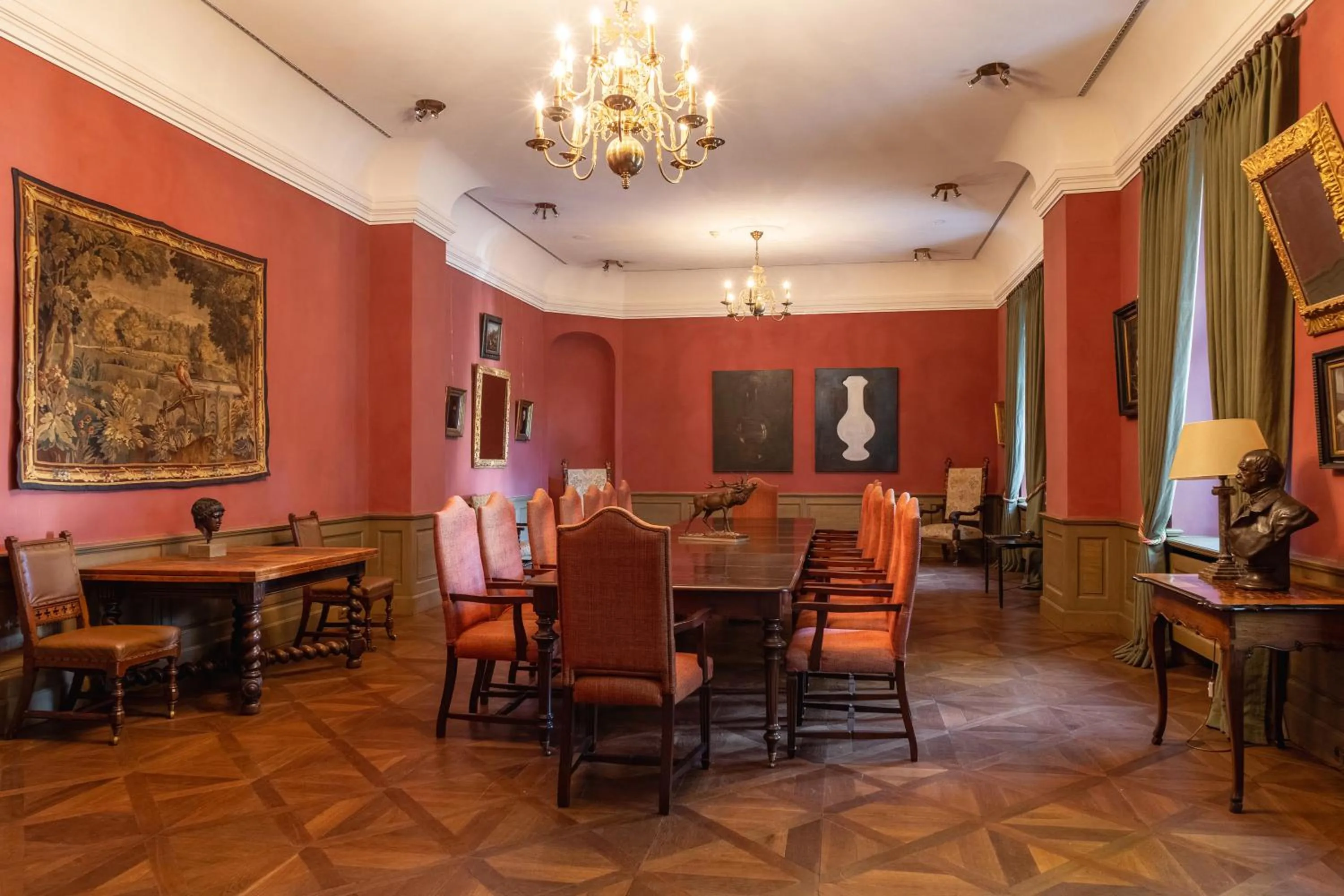 Seating area in Hotel Château Bela