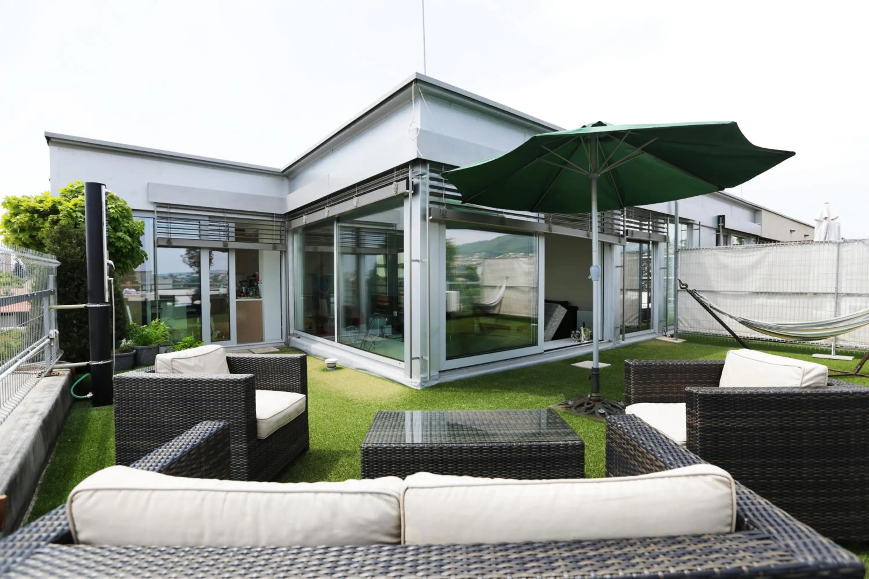 Balcony/Terrace in City Hotel Nitra with free parking