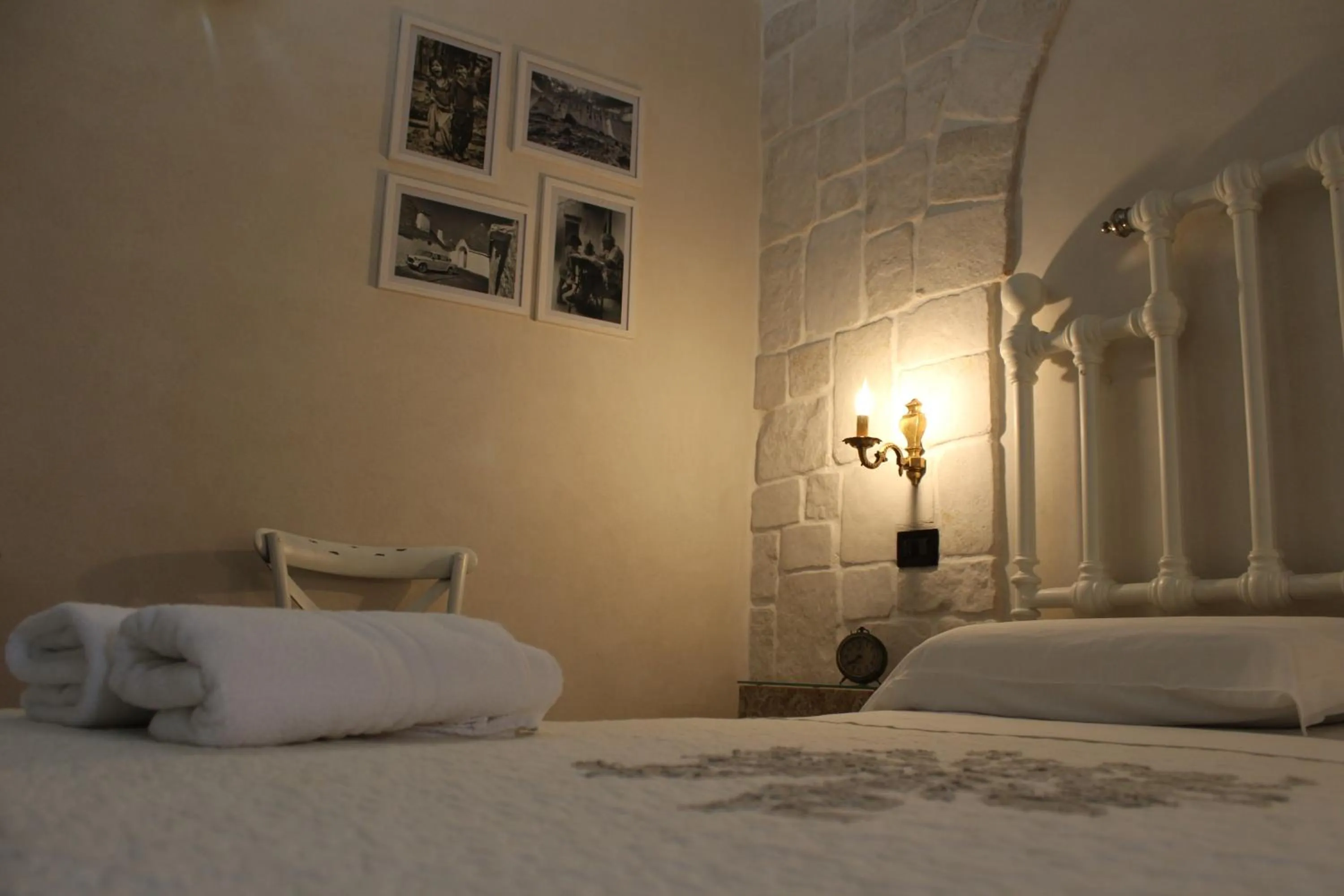 towels, Bed in Masseria Tolla