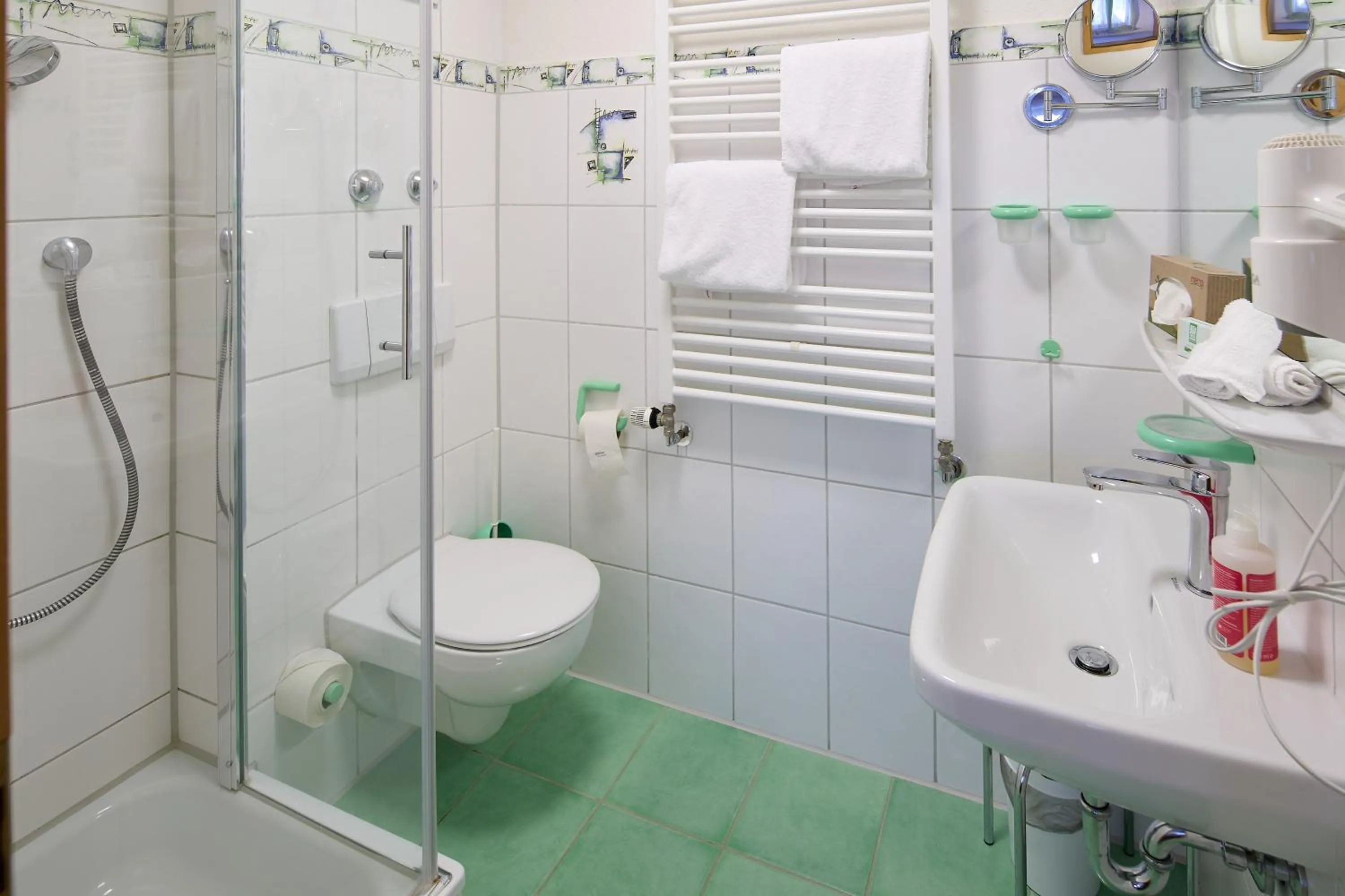 Bathroom in Biohotel-Restaurant Rose