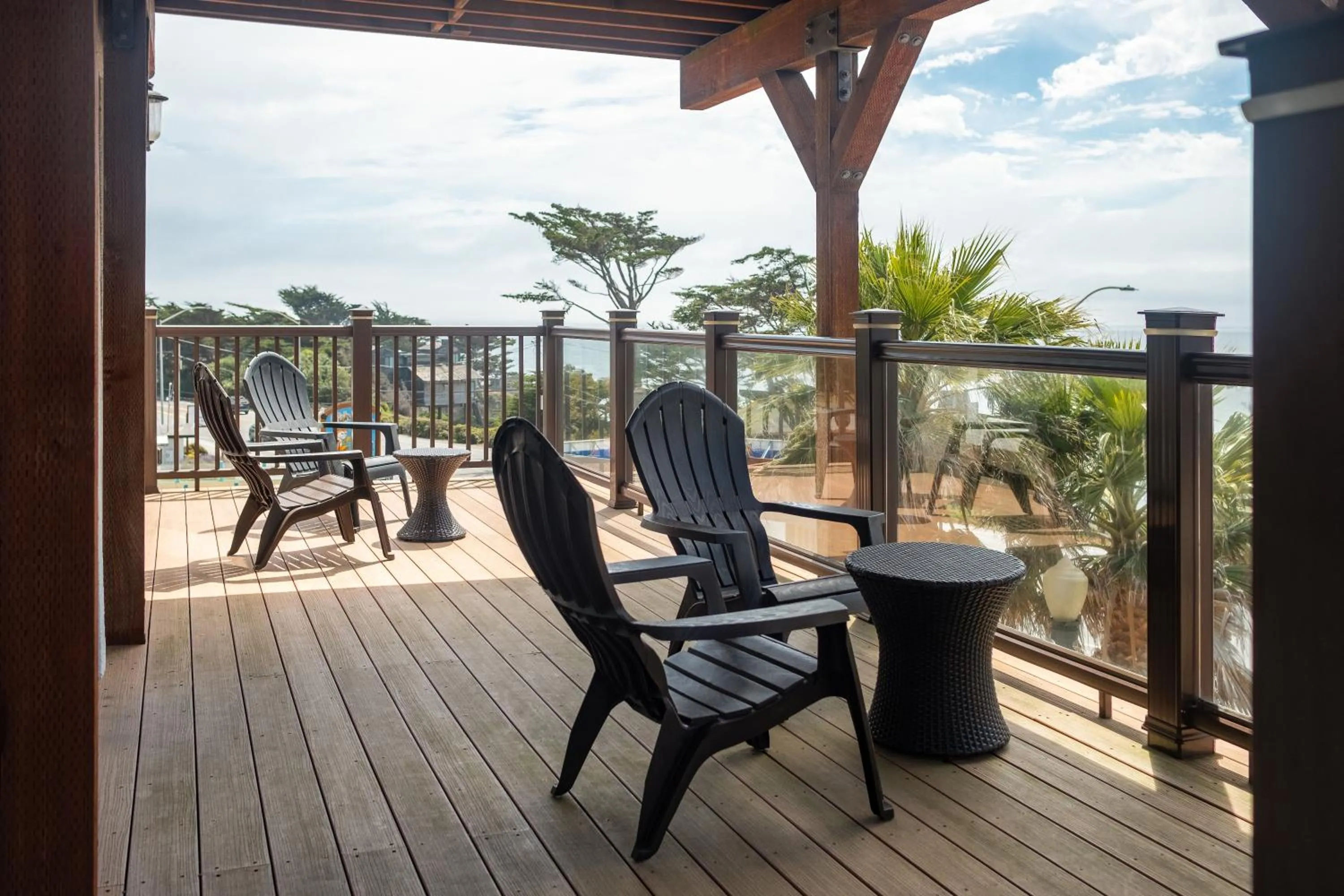 Patio in Ocean View Inn