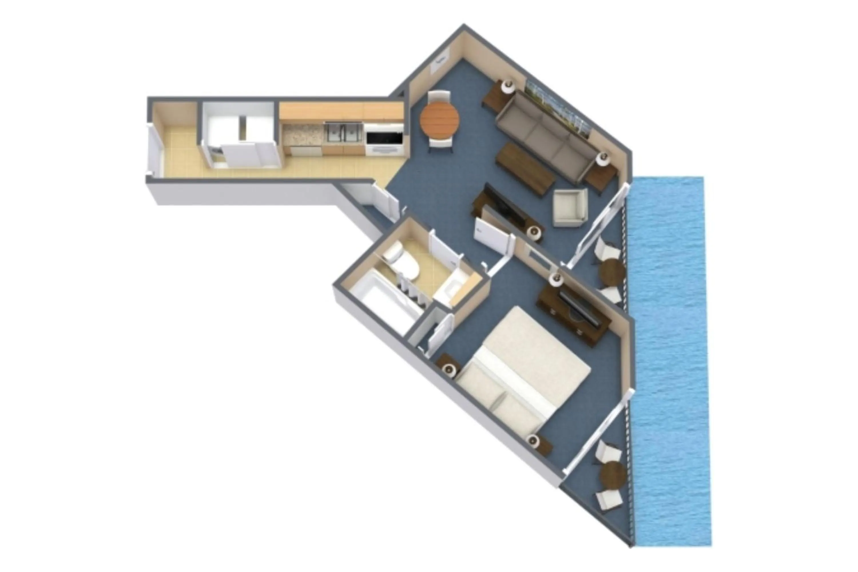 Floor plan in Ocean Reef Resort