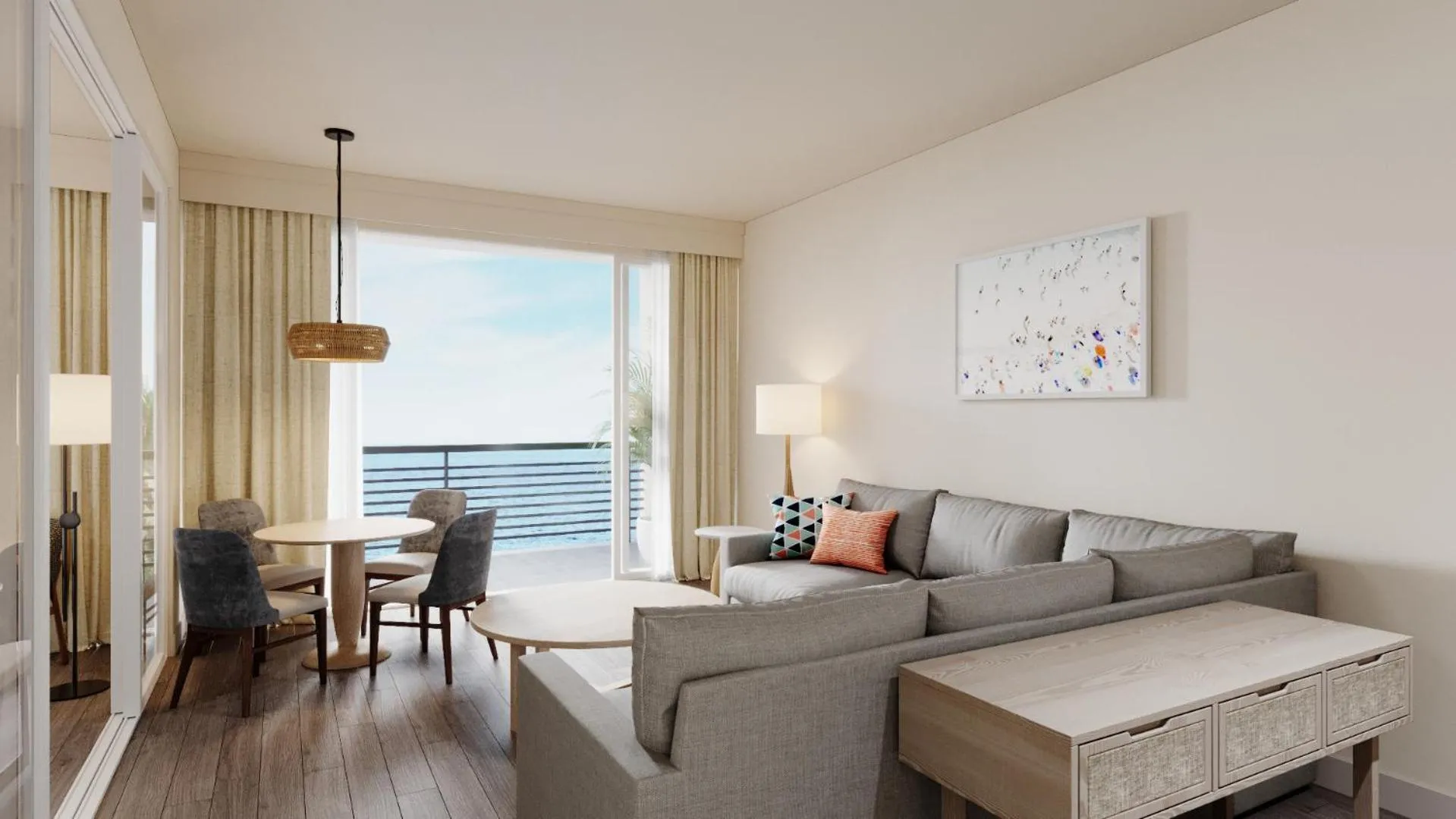 Living room in Ocean Reef Resort