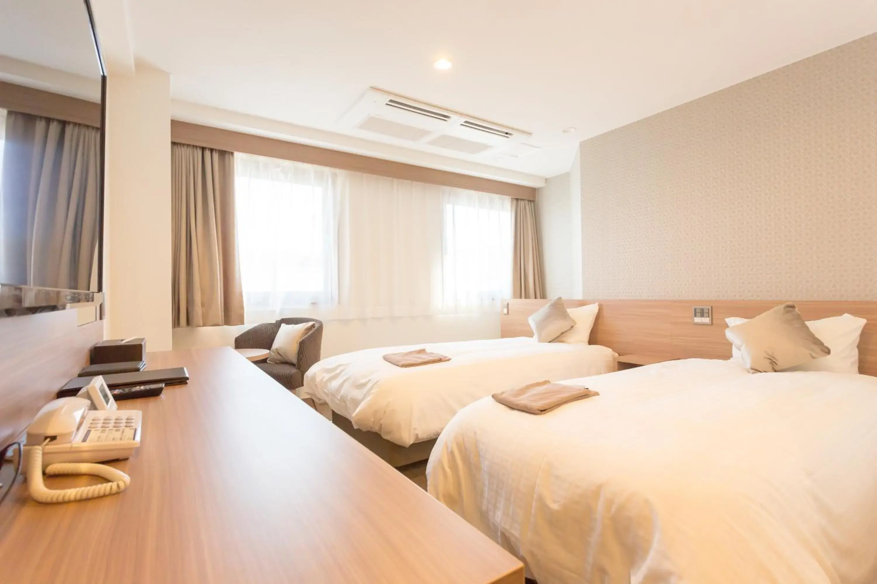 Bed in Shimizu City Hotel Bed in Shimizu City Hotel