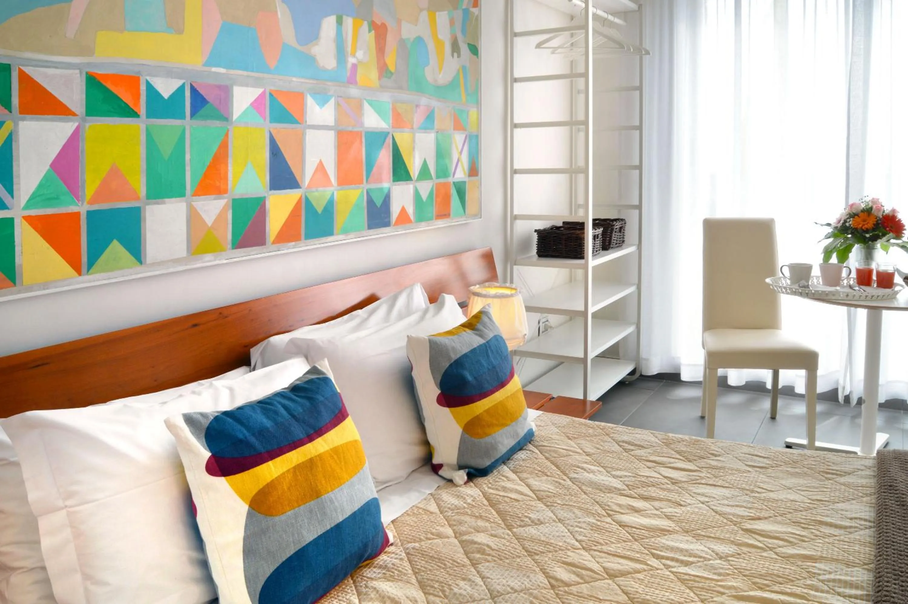 Bed in LA LOCANDA DELL'ARTE-DE GASPERI