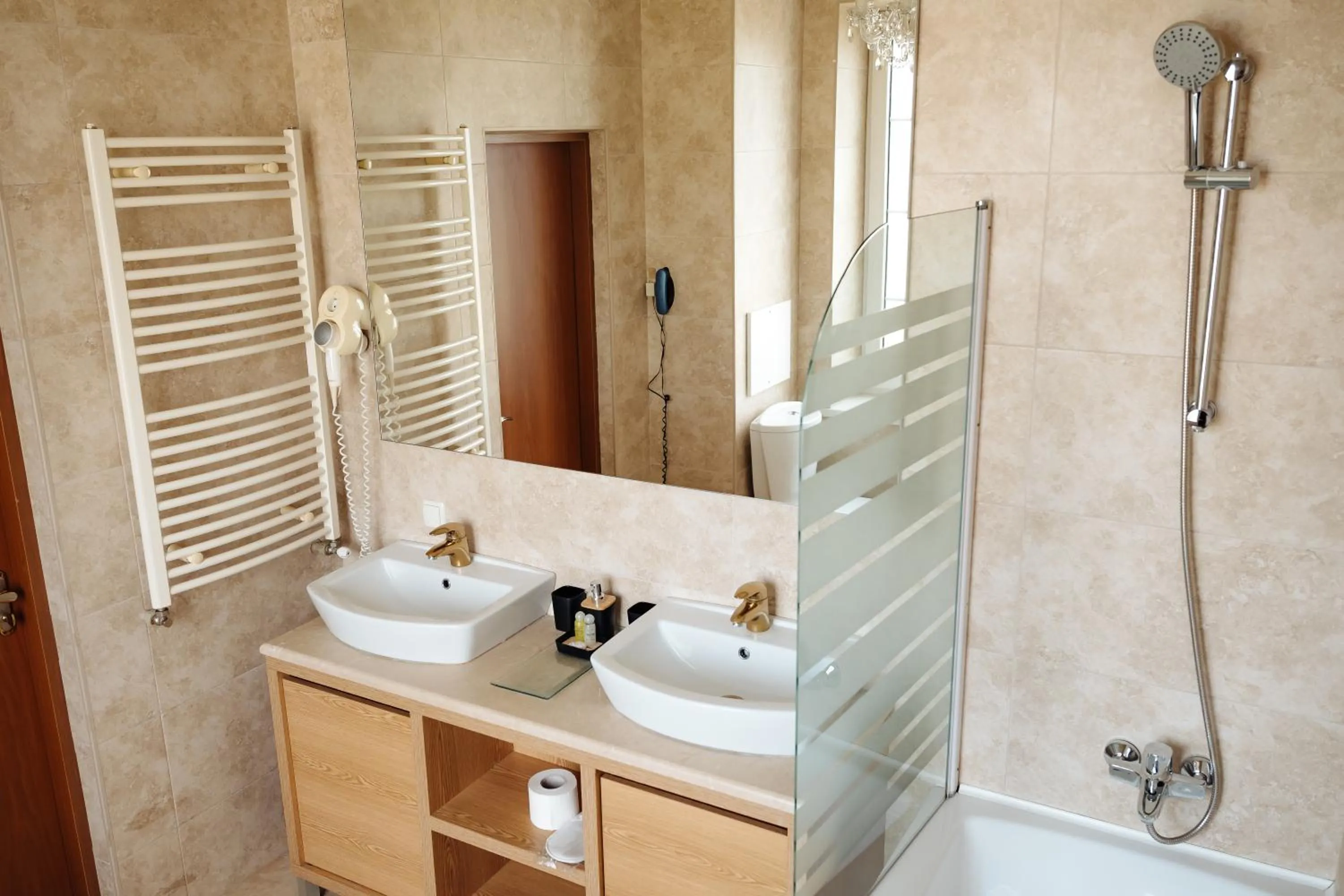 Shower in Maxim Pasha Hotel