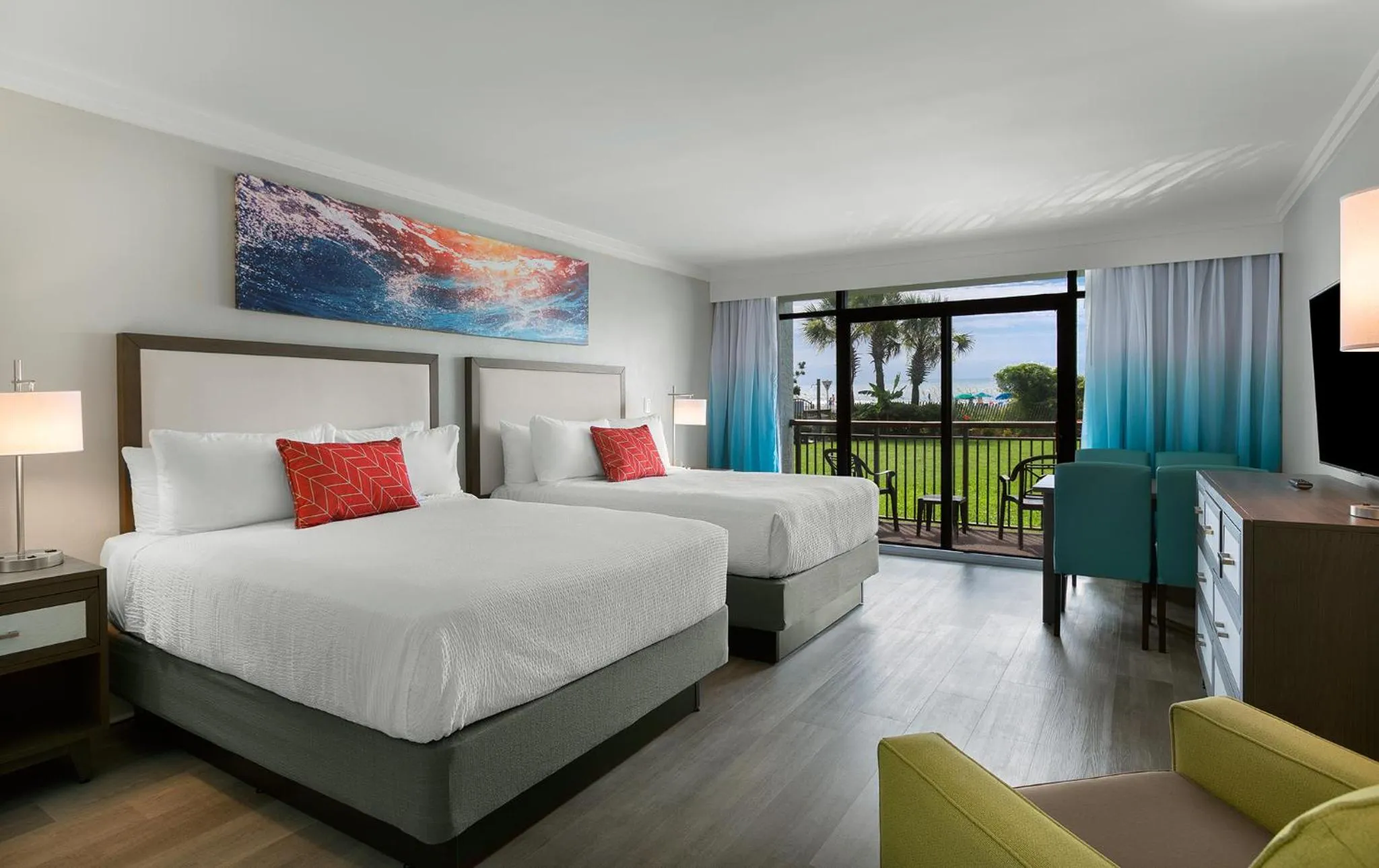 TV and multimedia, Bed in Grande Cayman Resort