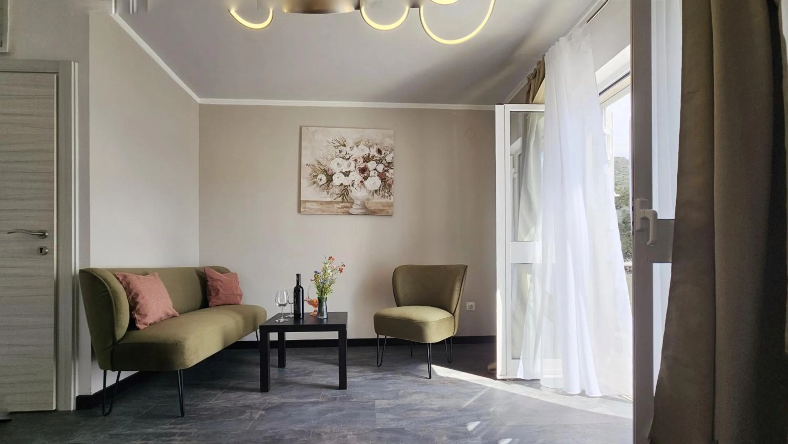 Living room in Villa Babilon