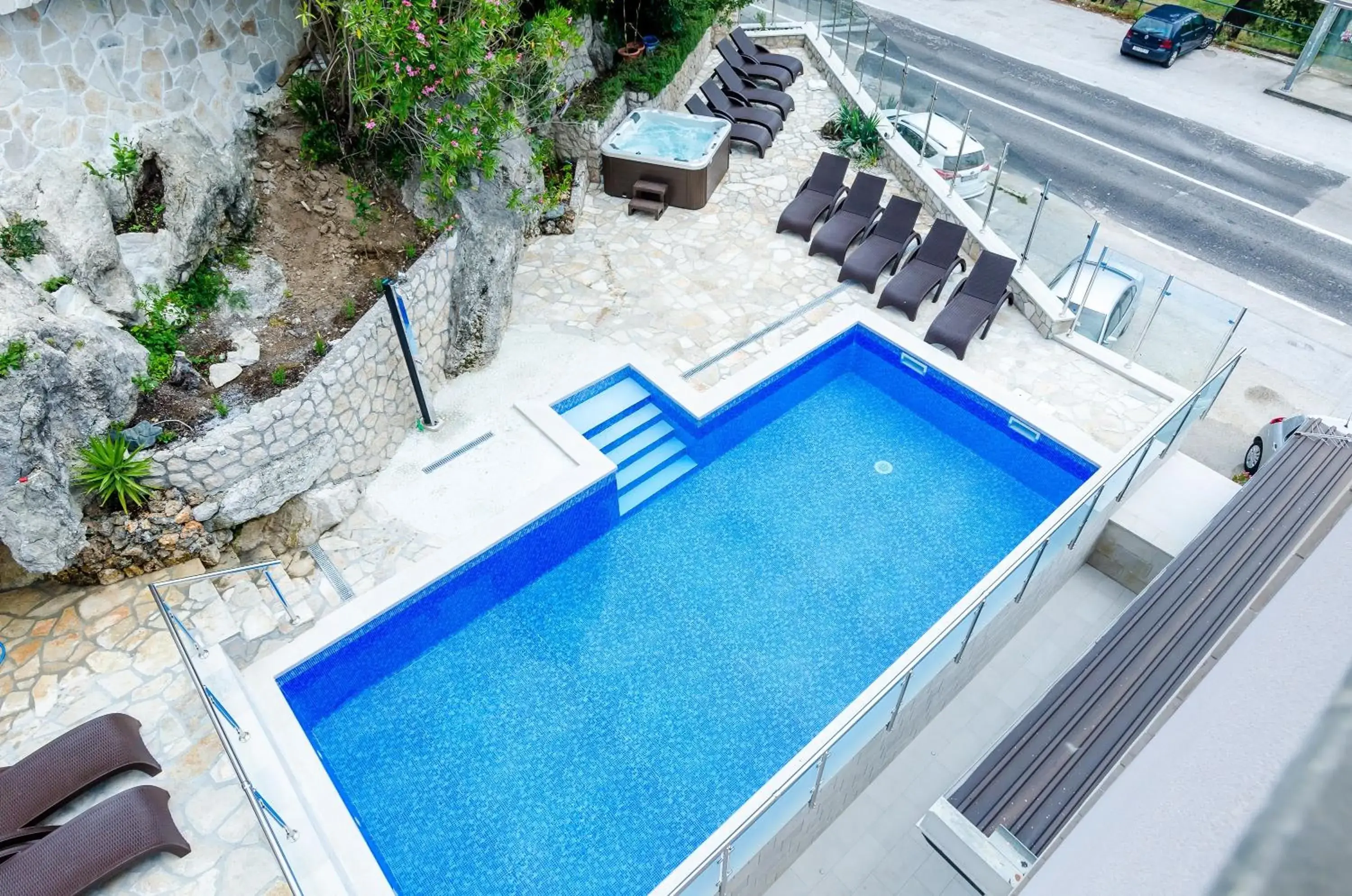 Pool View in Villa Babilon