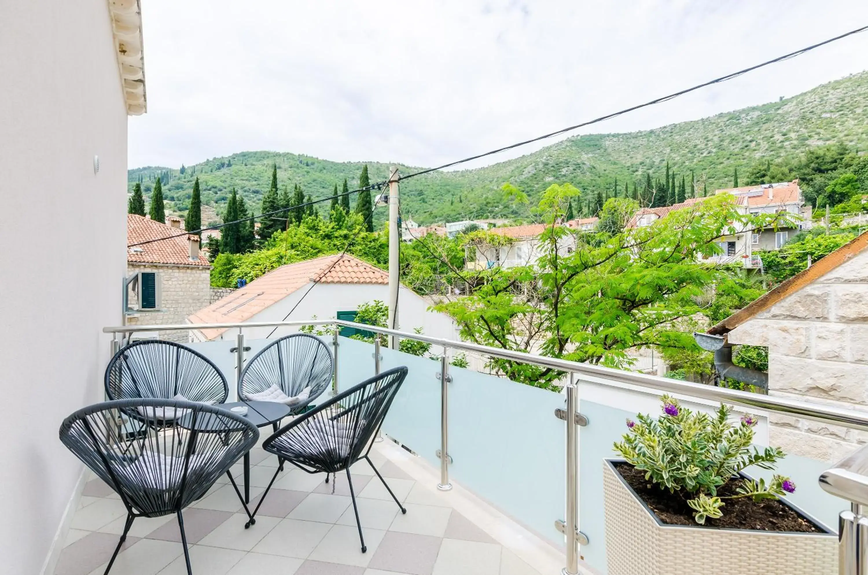 Balcony/Terrace in Villa Babilon