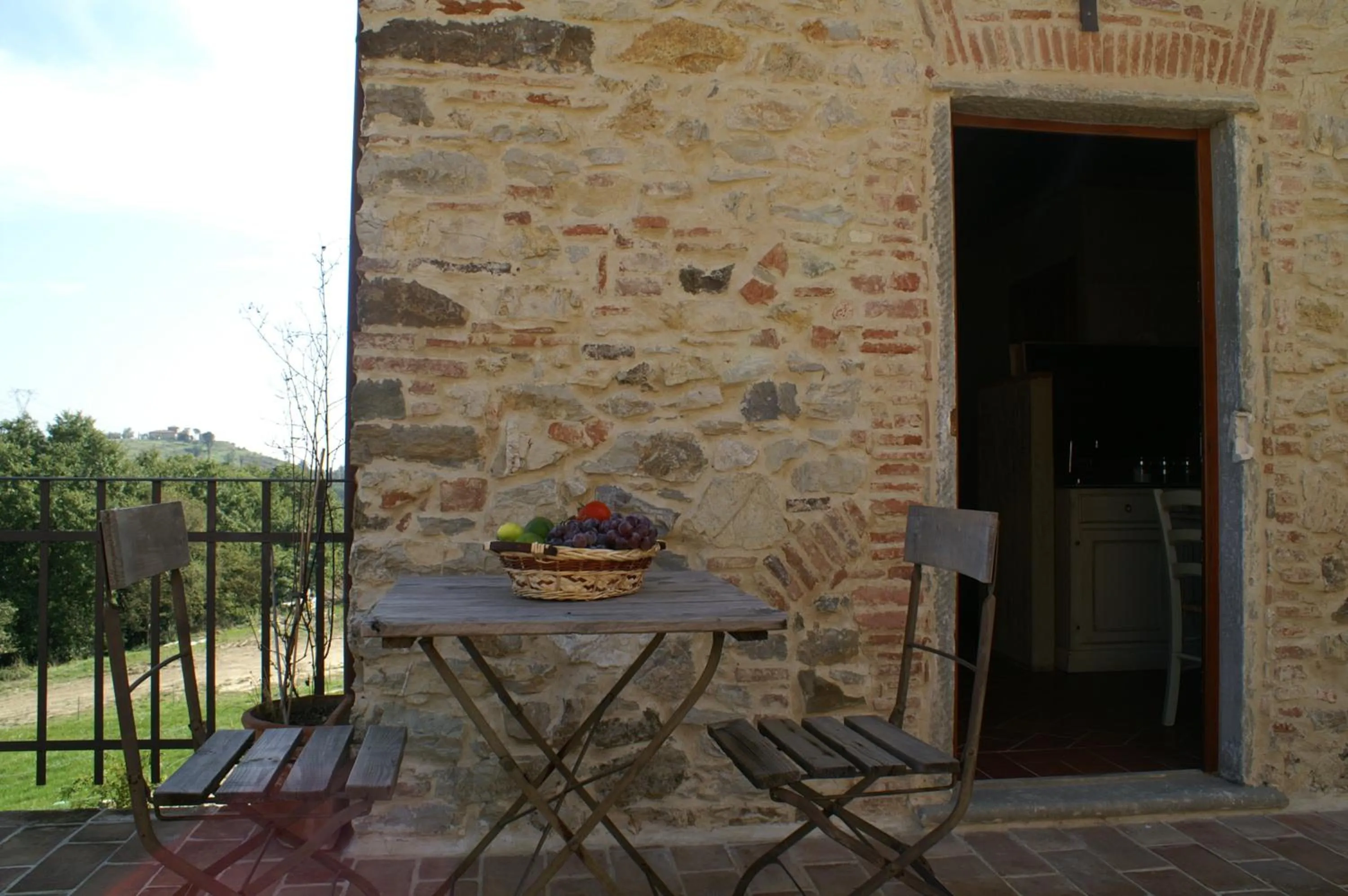 Balcony/Terrace in Tenuta La Borriana