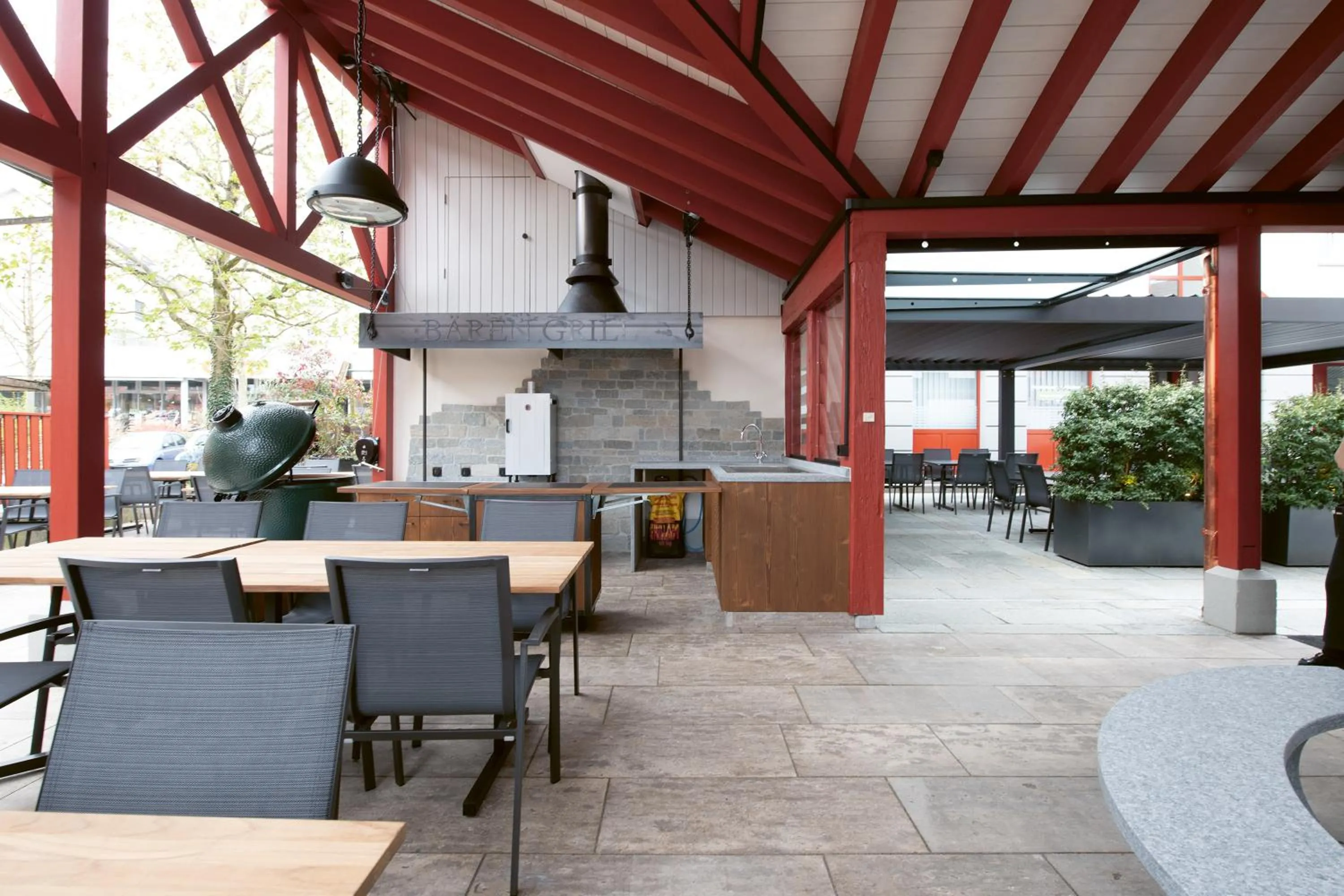 Patio in Hotel Bären