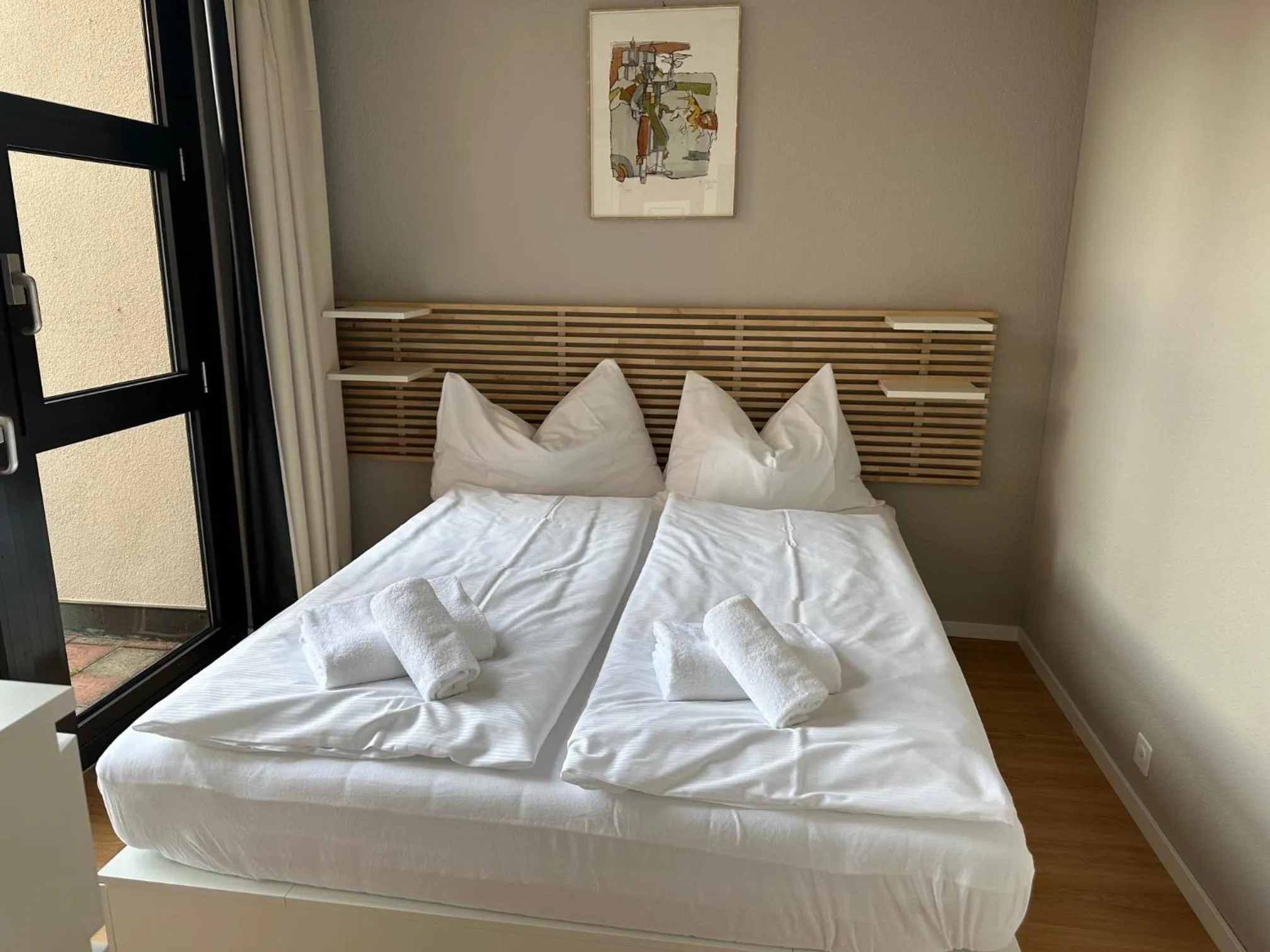 Bedroom, Bed in Hotel Bären