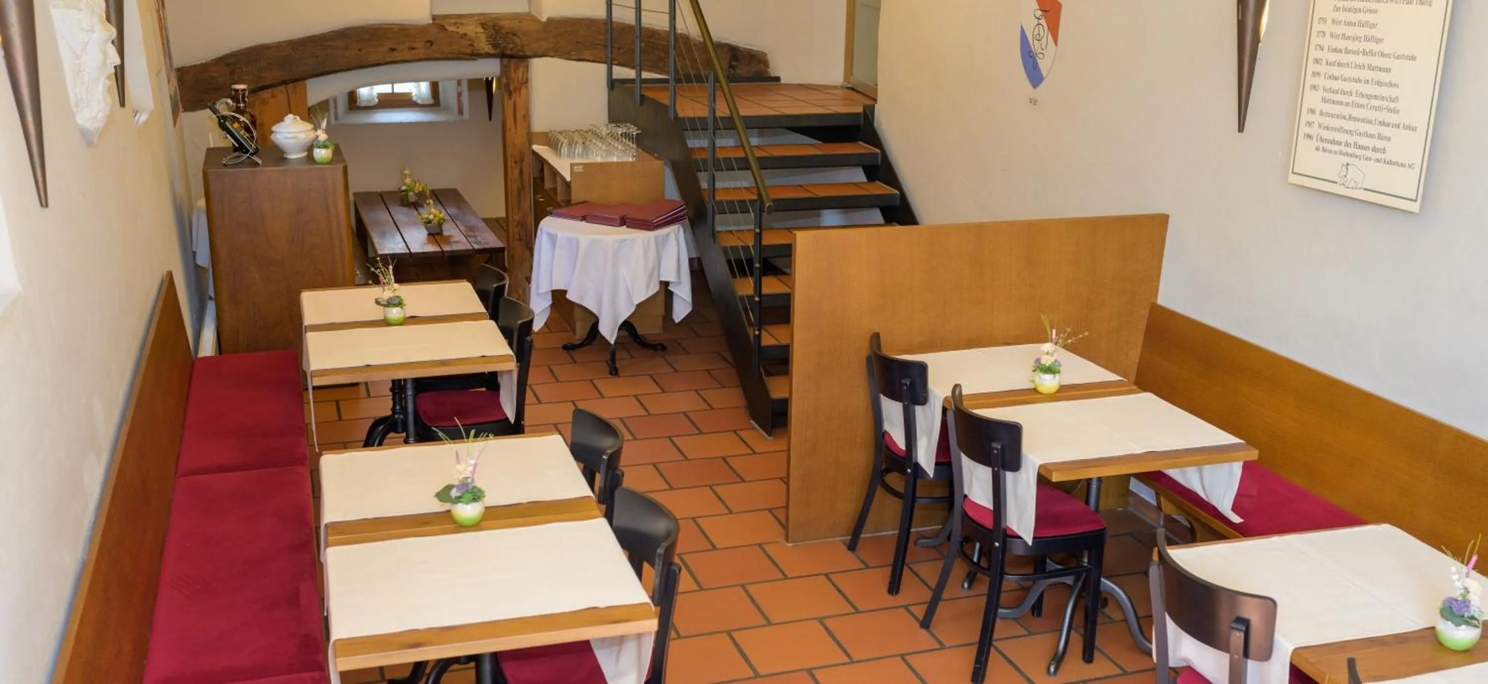 Restaurant/places to eat in Hotel Bären